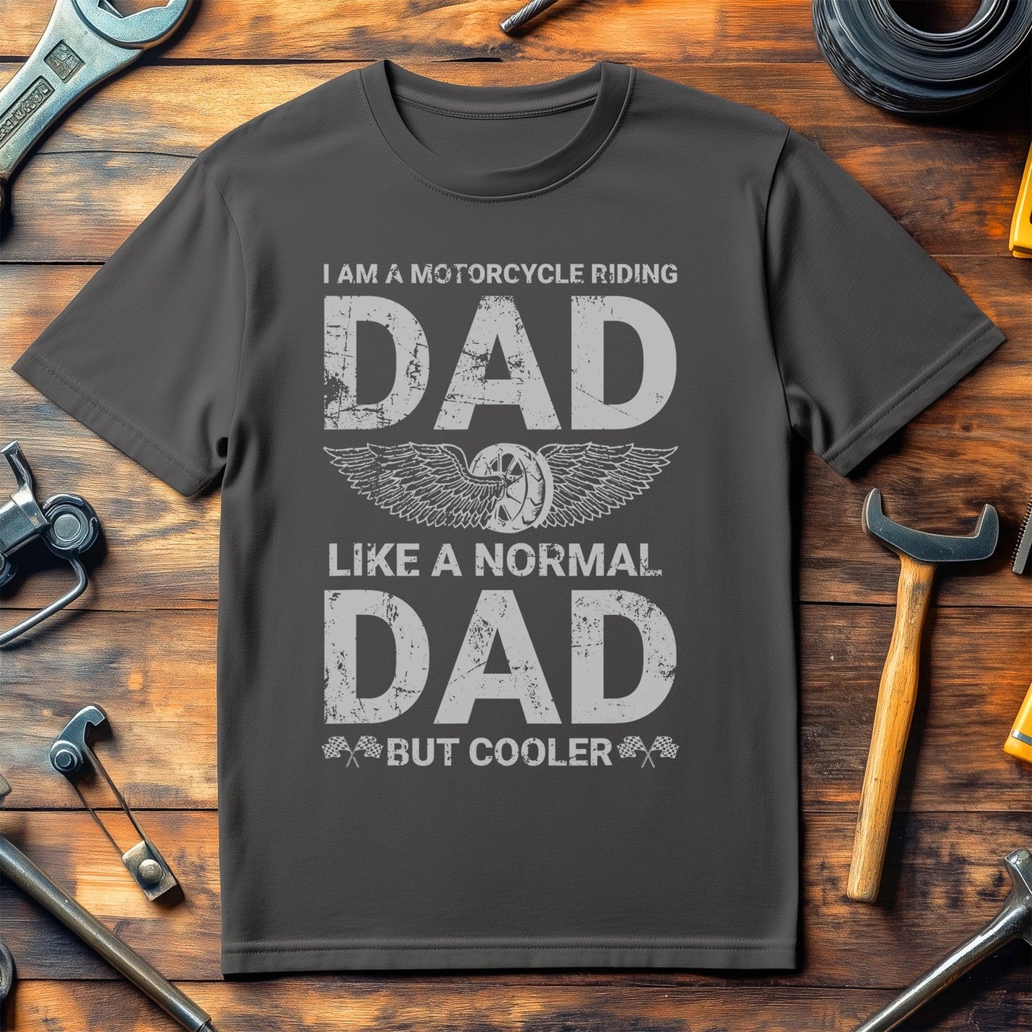 Motorcycle Riding Dad T-Shirt -