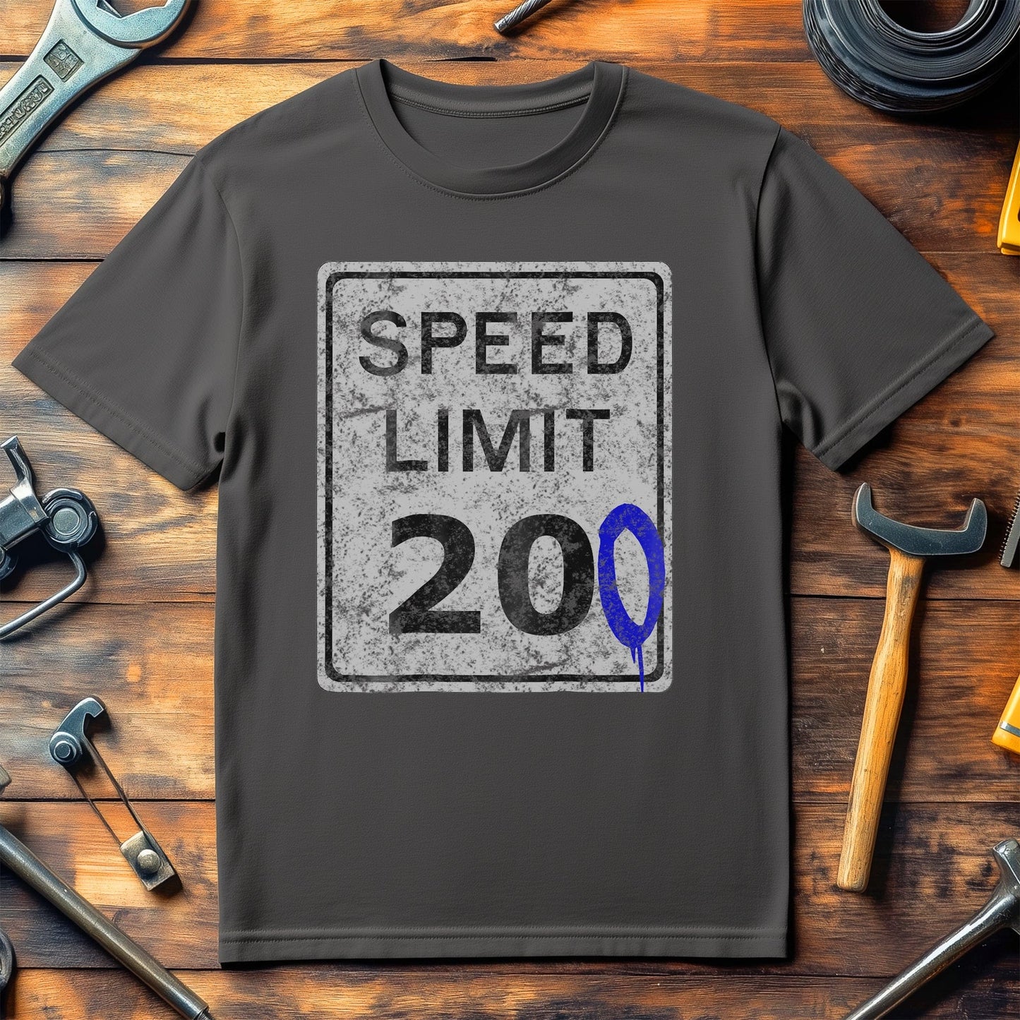 200mph Biker's Speed Limit T-Shirt