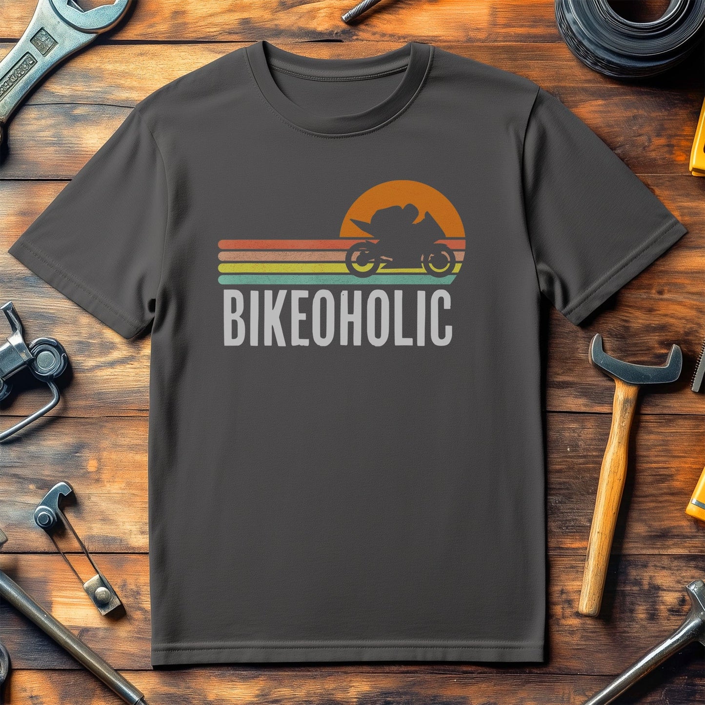 Motorcycle Bikeoholic T-Shirt