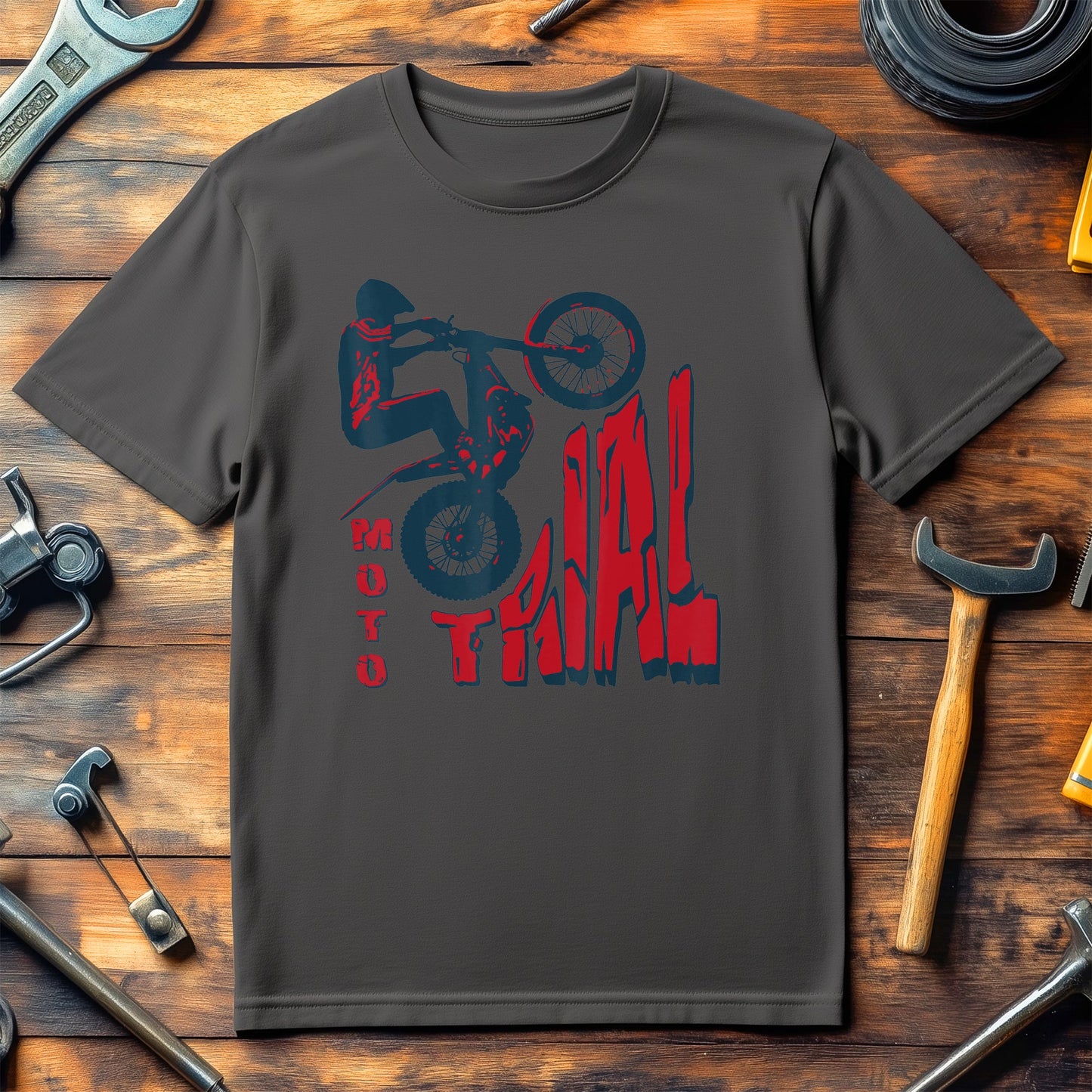 Mens Moto Trial T-shirt - Rev Up