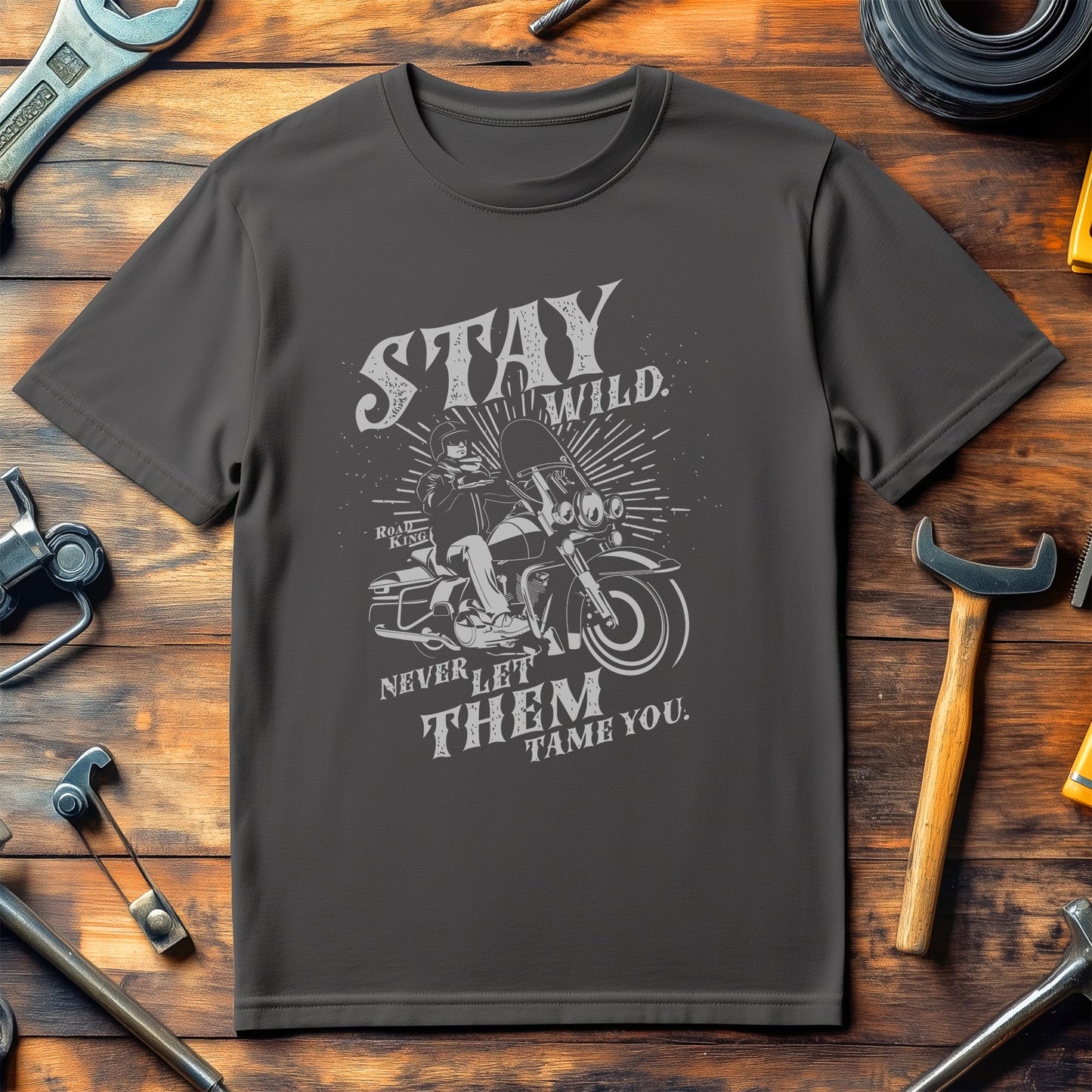Stay Wild Motorcycle T-Shirt -