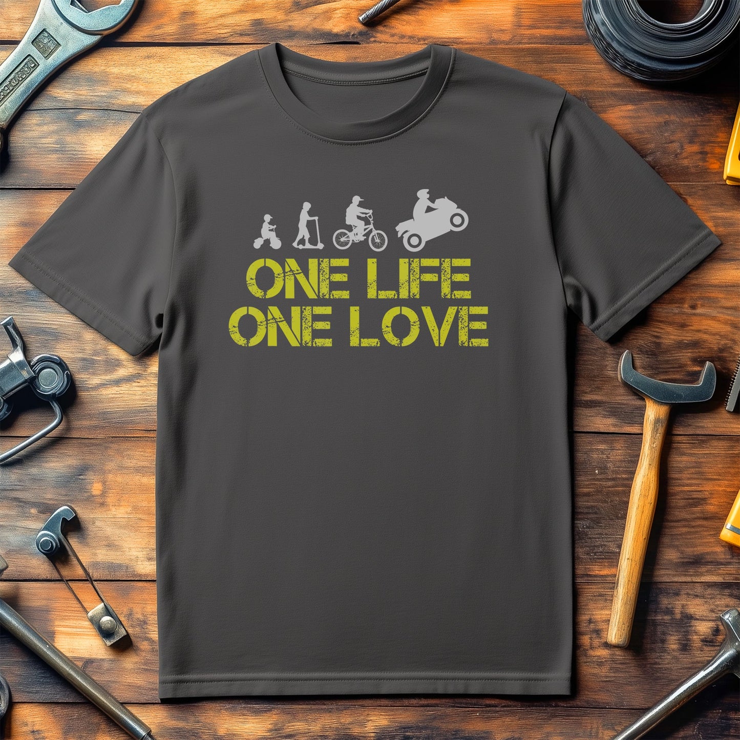 One Life One Love Motorcycle T-Shirt