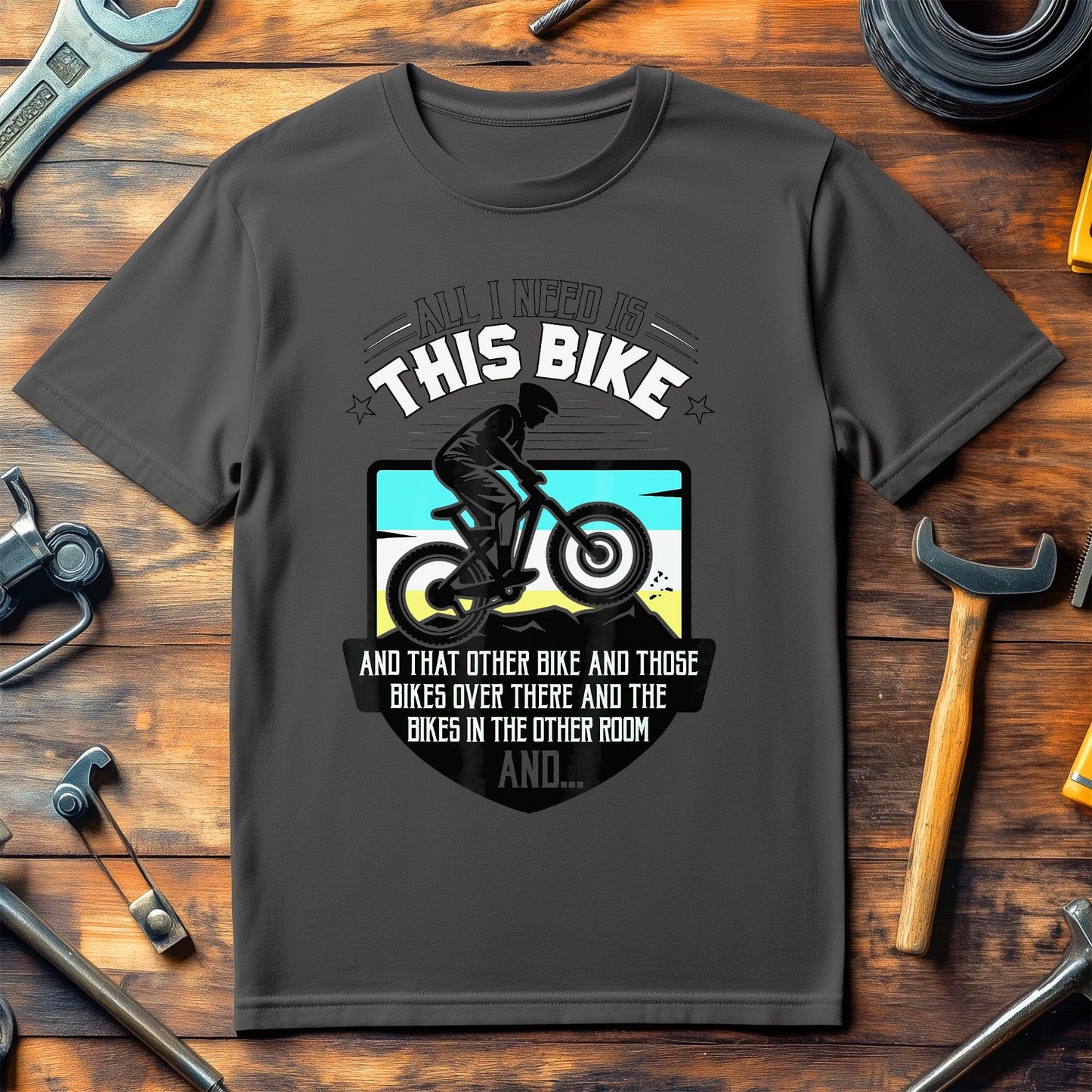 Cycling T-shirt Rev Up Your Bike