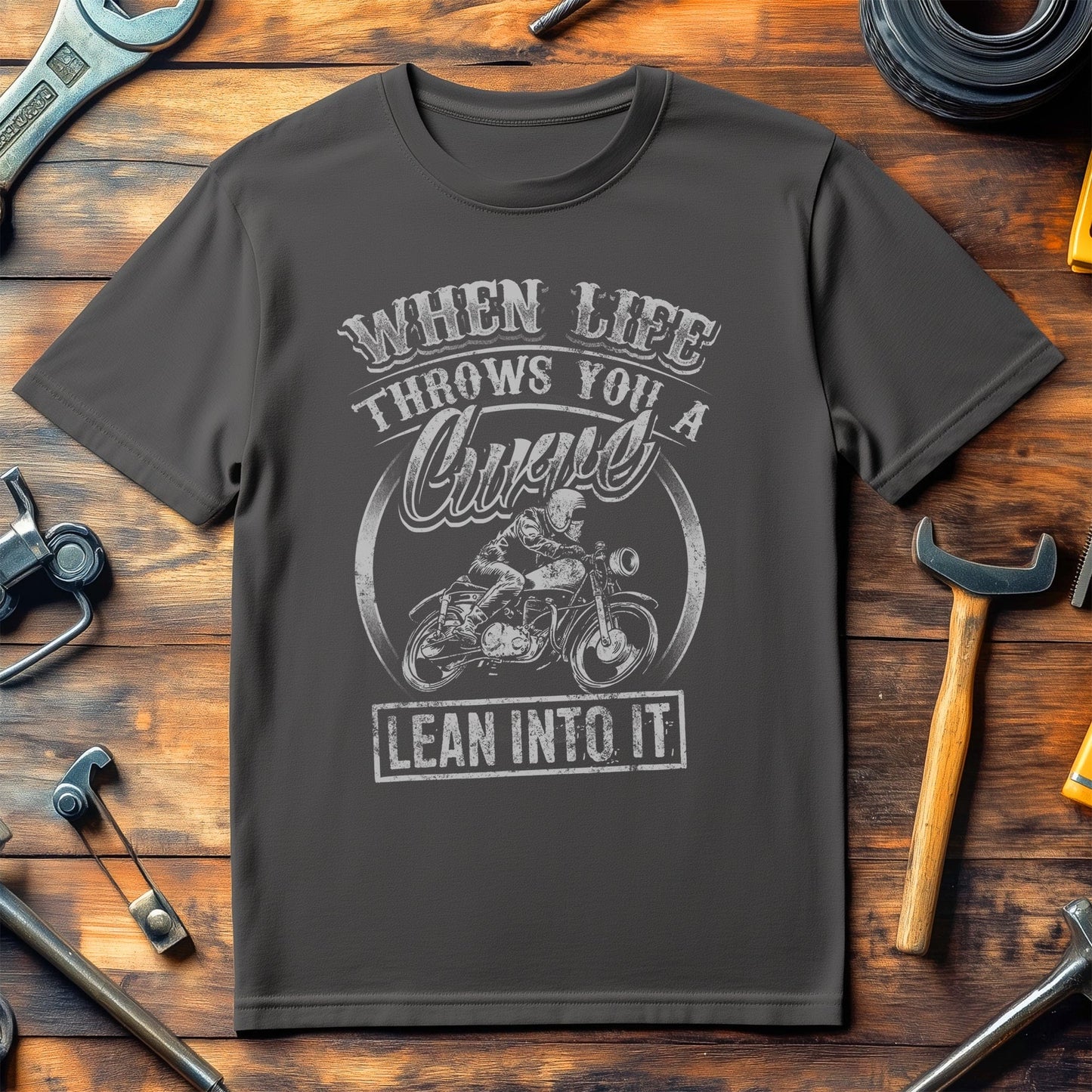 Cool Biker Quote T-Shirt - Ride,