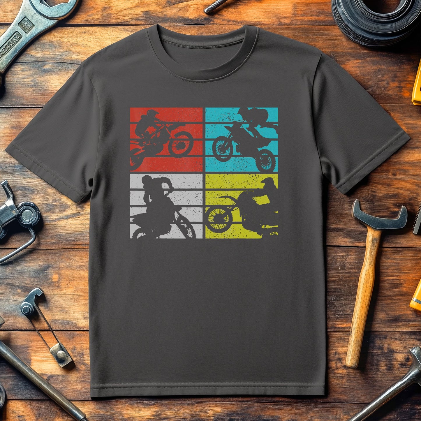 Vintage Dirt Bike Motocross T-Shirt