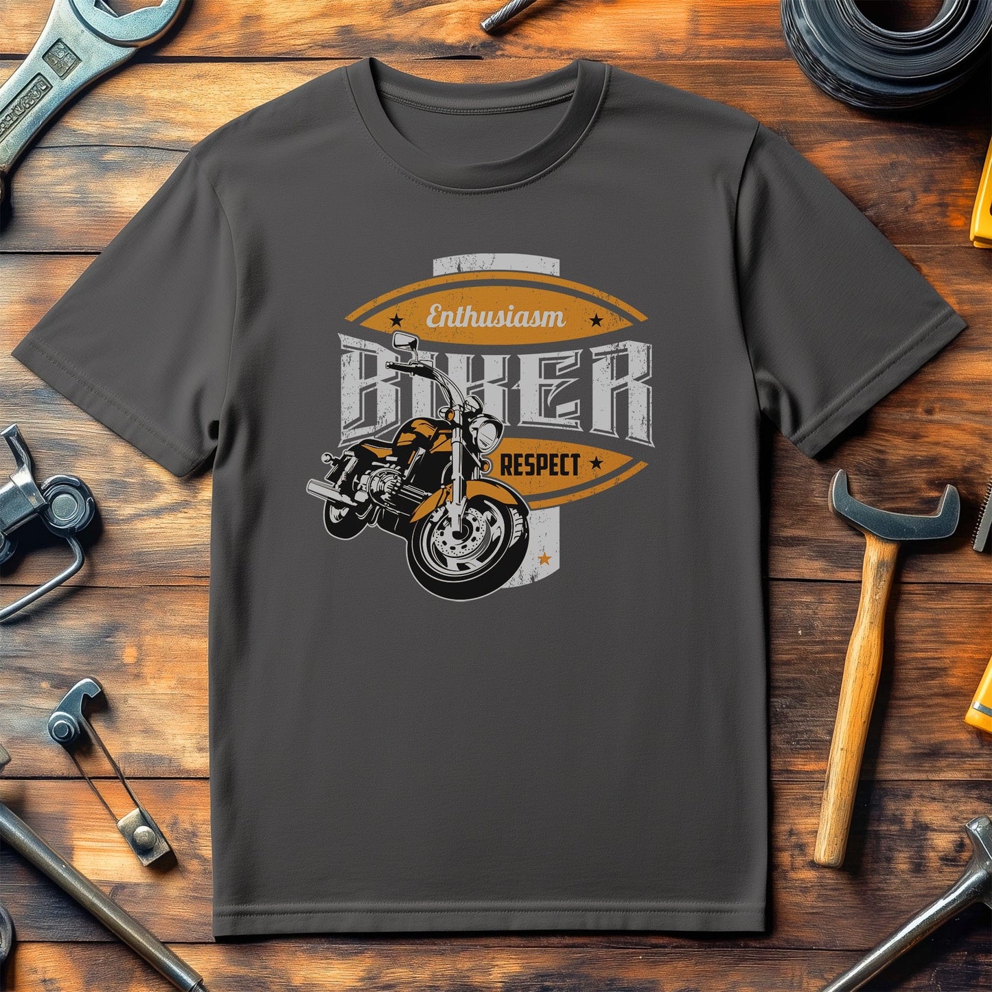 Enthusiasm Biker T-Shirt - Rev Up
