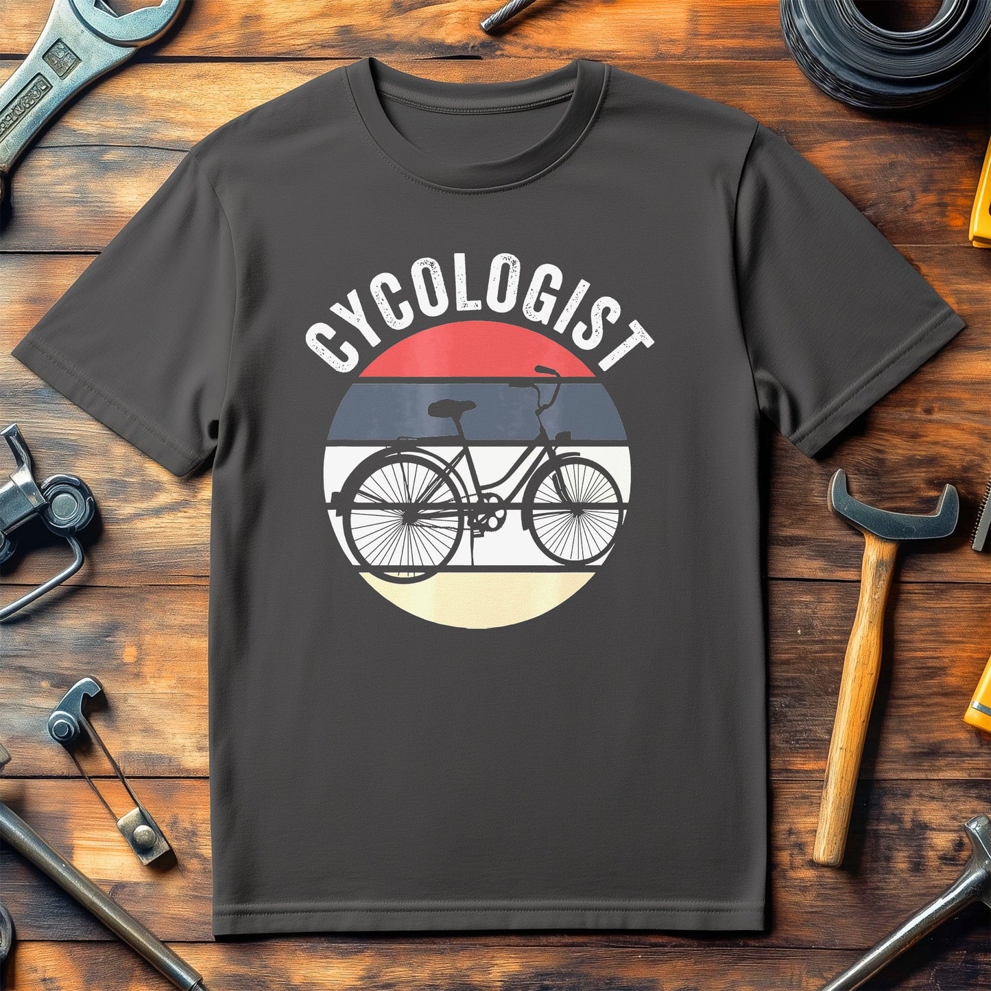Cycling (217) T-Shirt - Funny Pedal