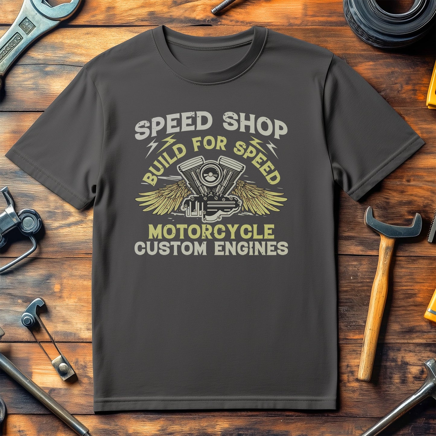 Speed Shop Custom Engine T-Shirt ‚Äì