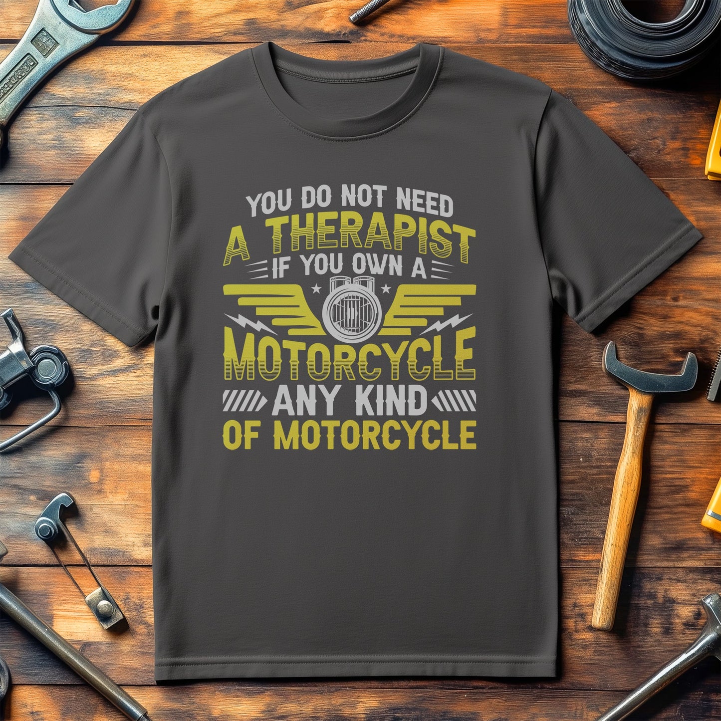 Therapist Wings T-Shirt - No Couch