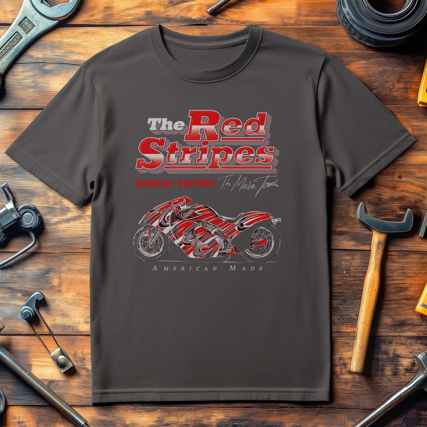 The Red Stripes T-Shirt - Rev Up