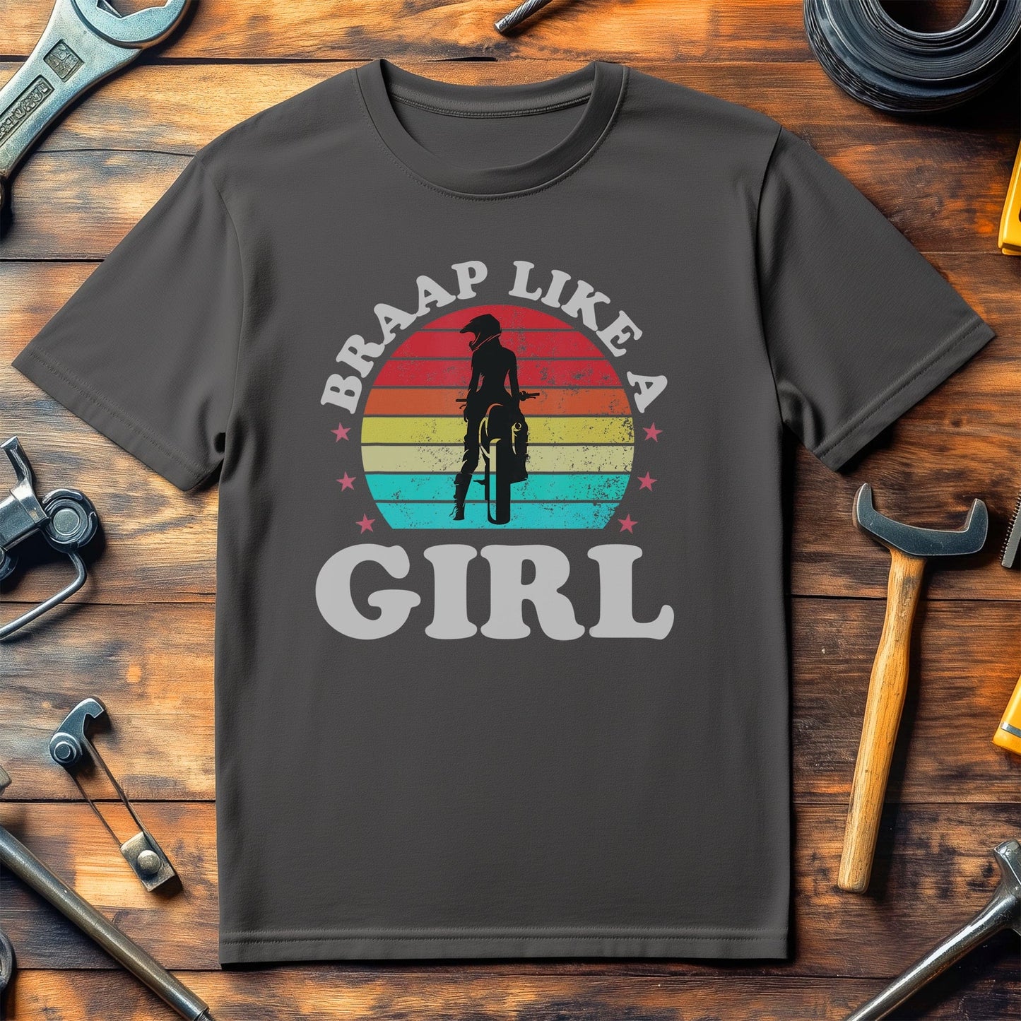 Braap Like A Girl T-shirt - Fun and