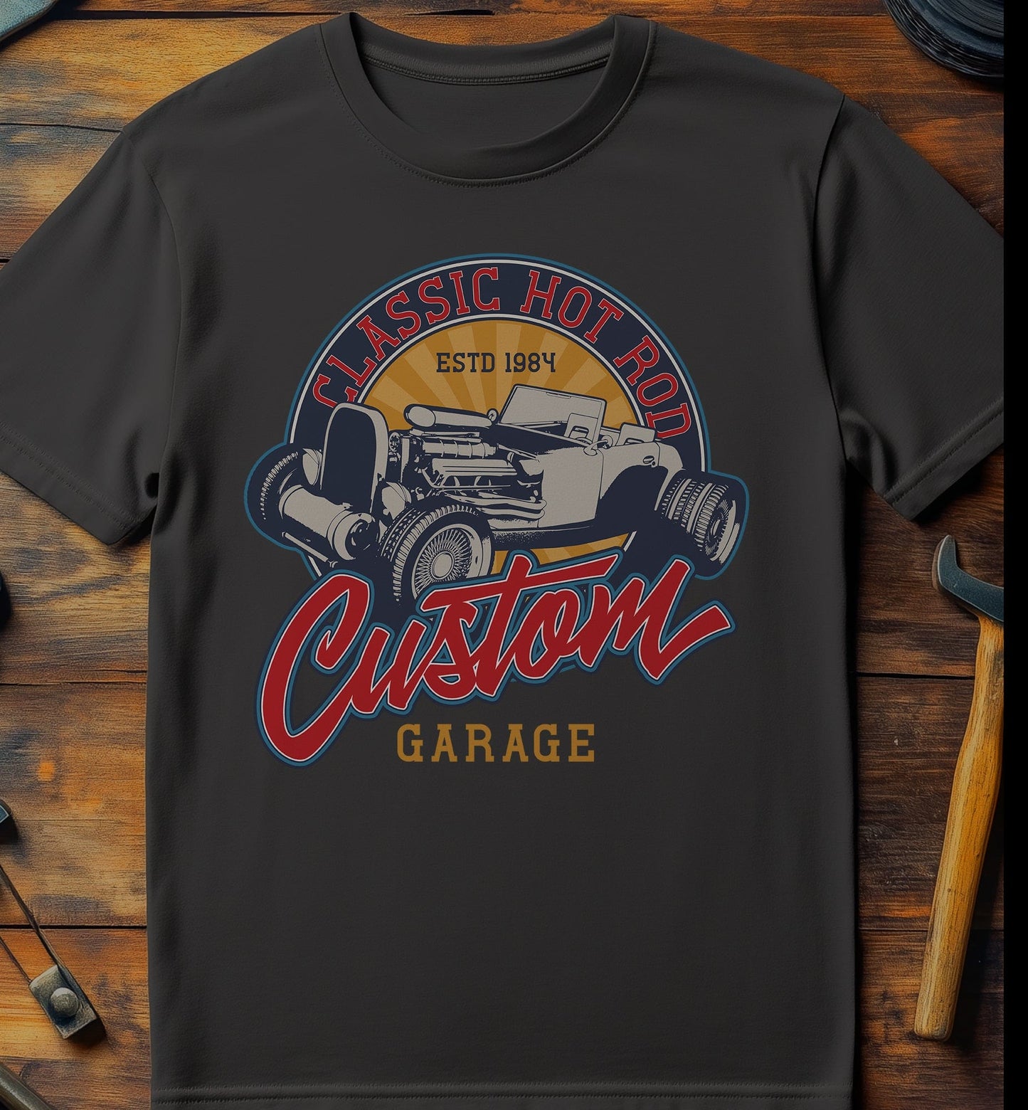 Classic Hot Rod Garage 1984 T-Shirt
