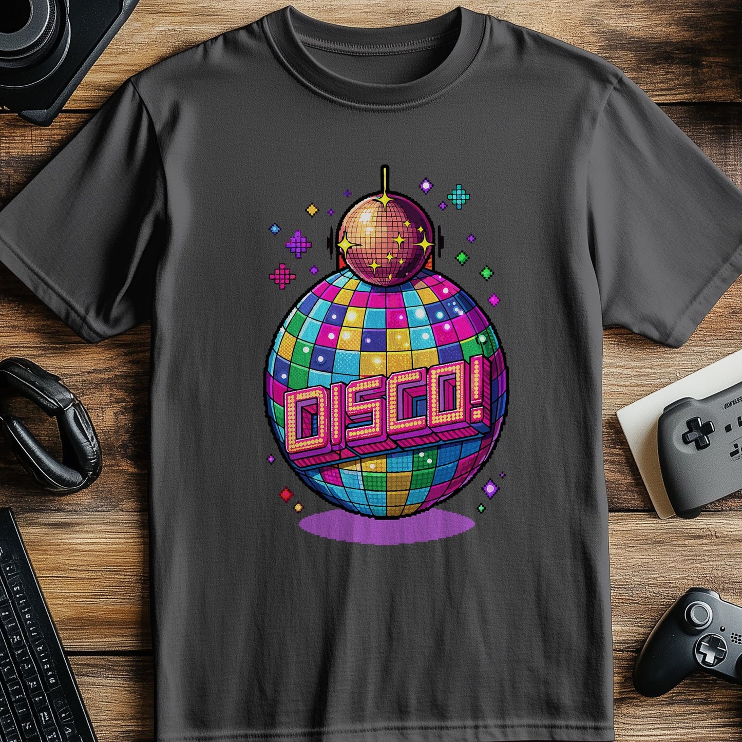 Pixel 98 Disco Ball T-shirt