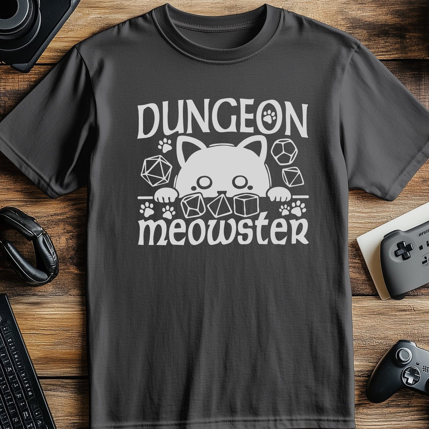 Dungeon Meowster Cat T-shirt