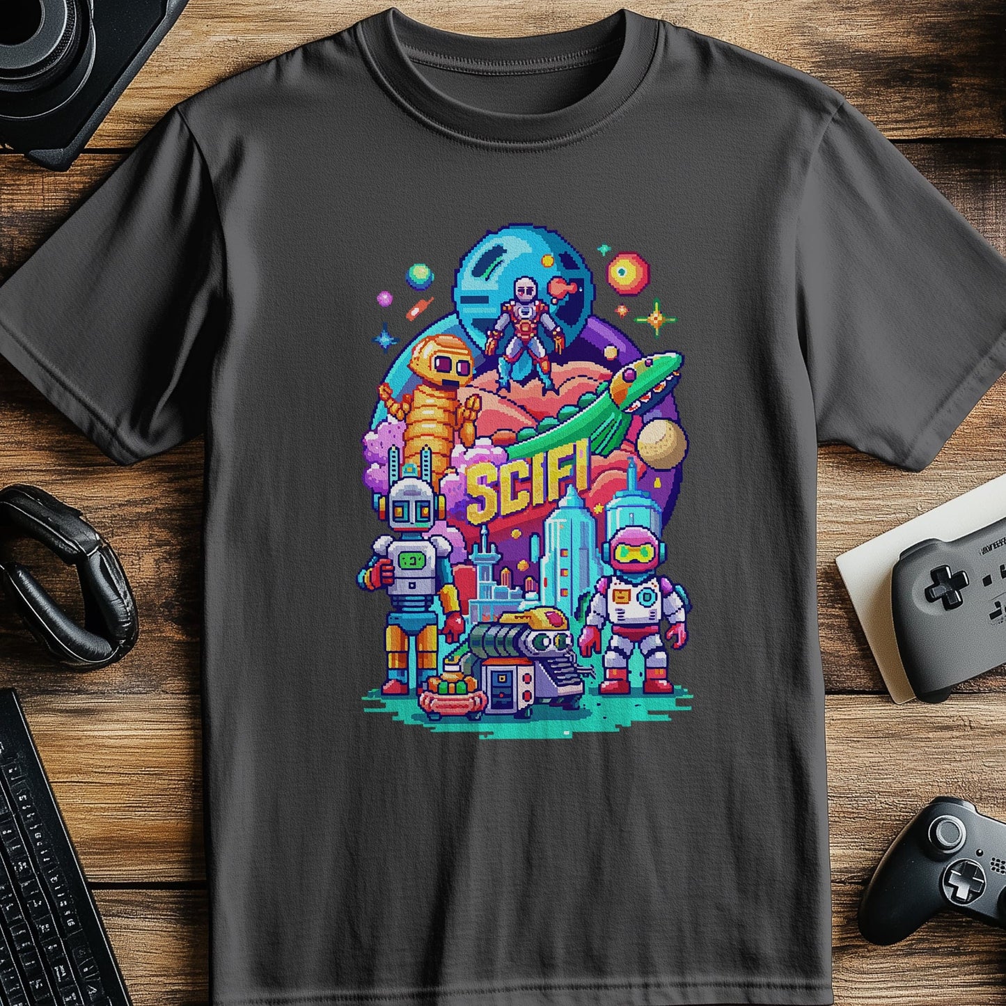 Pixel 77 Astronaut Adventure Tee