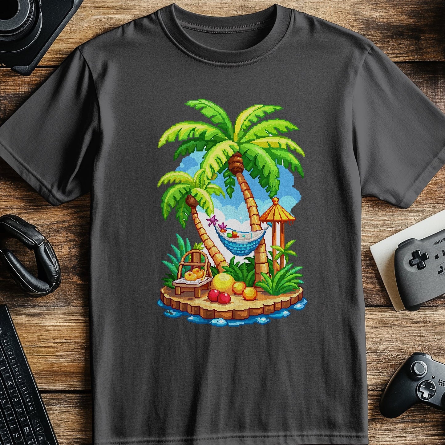Pixel 28 T-Shirt Island