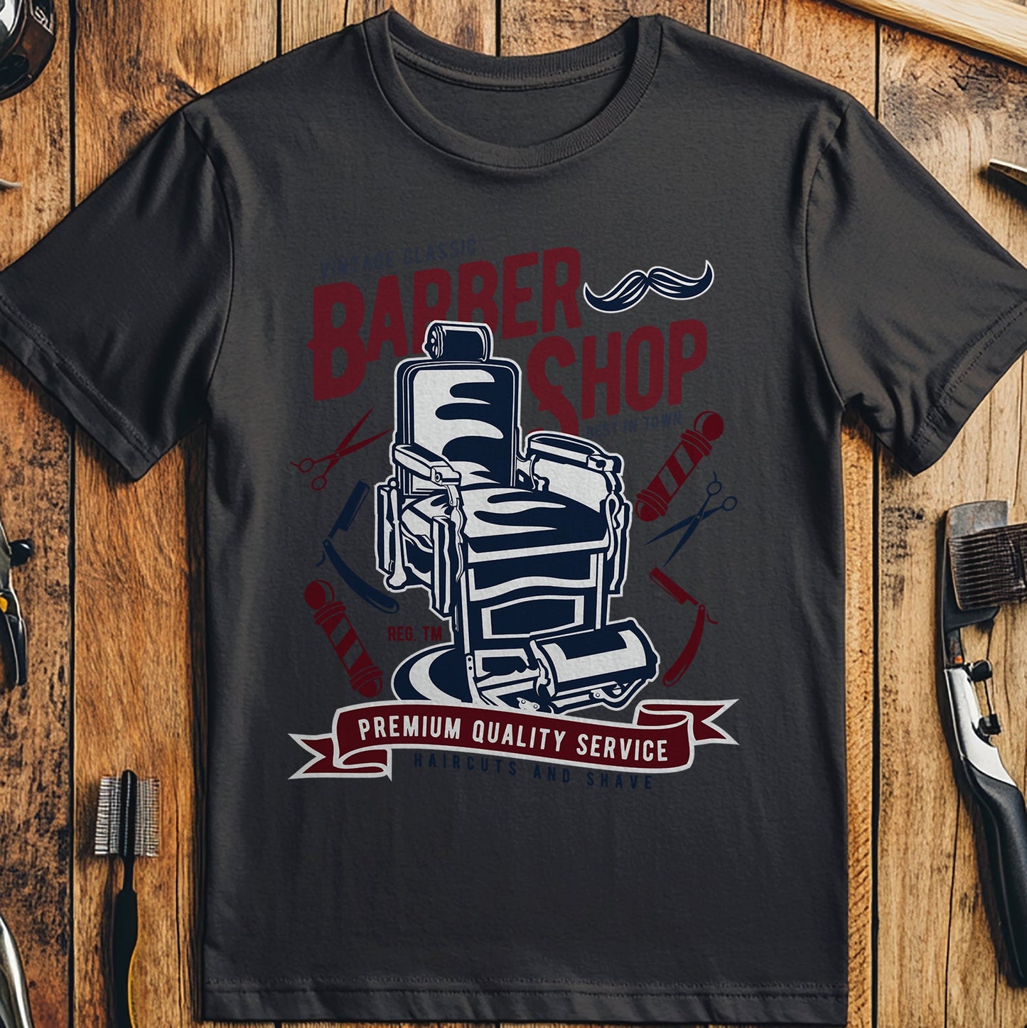 Vintage Barber Shop T-shirt