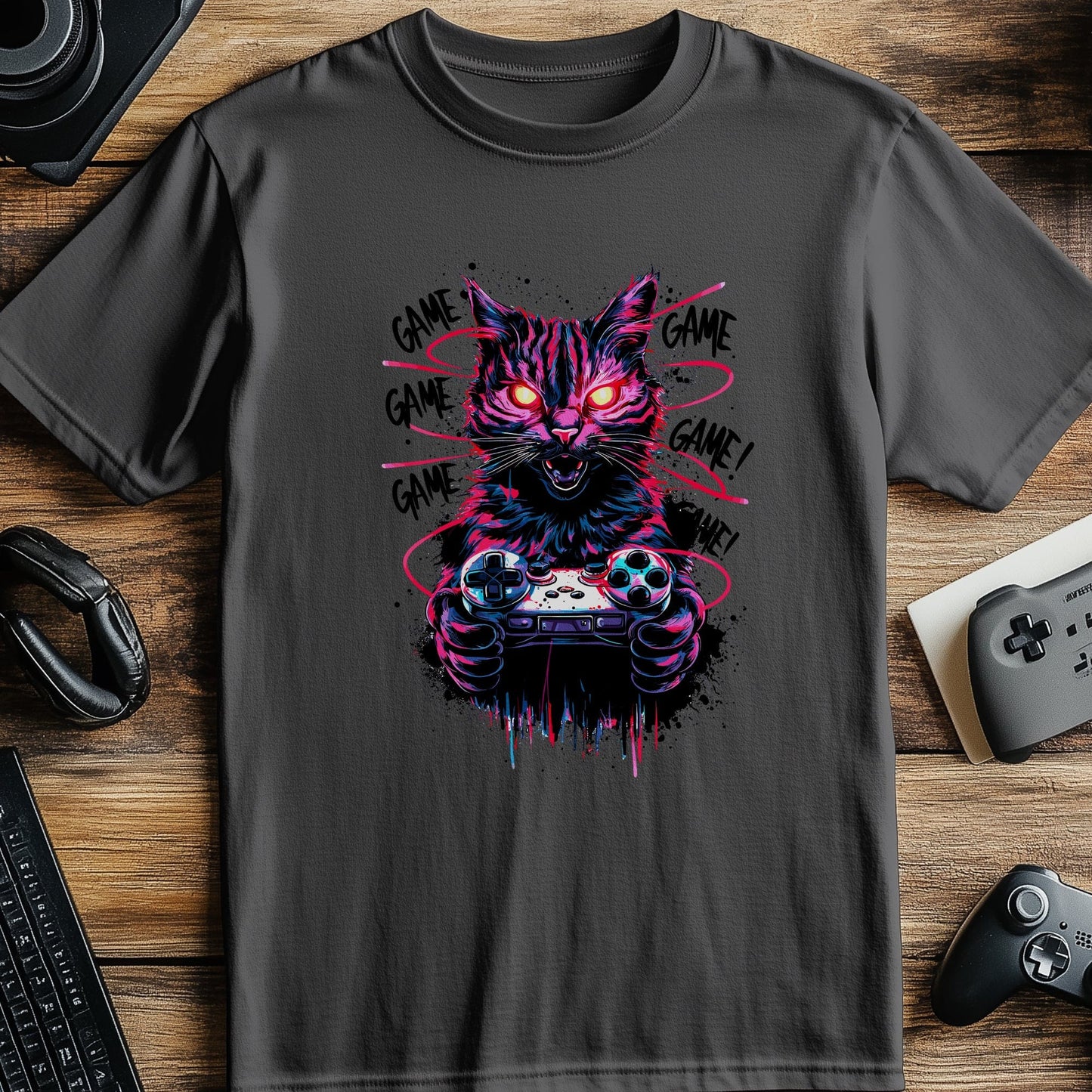 Gamer90 Cat-tastic T-Shirt