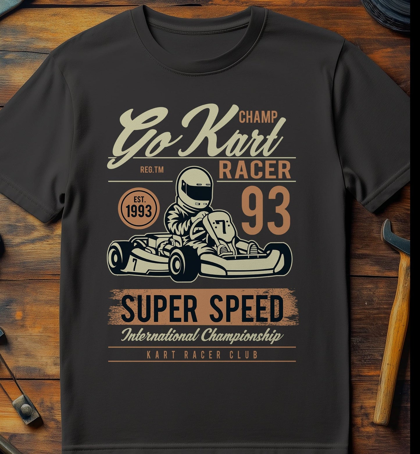Go Kart Racer Super Speed T-shirt
