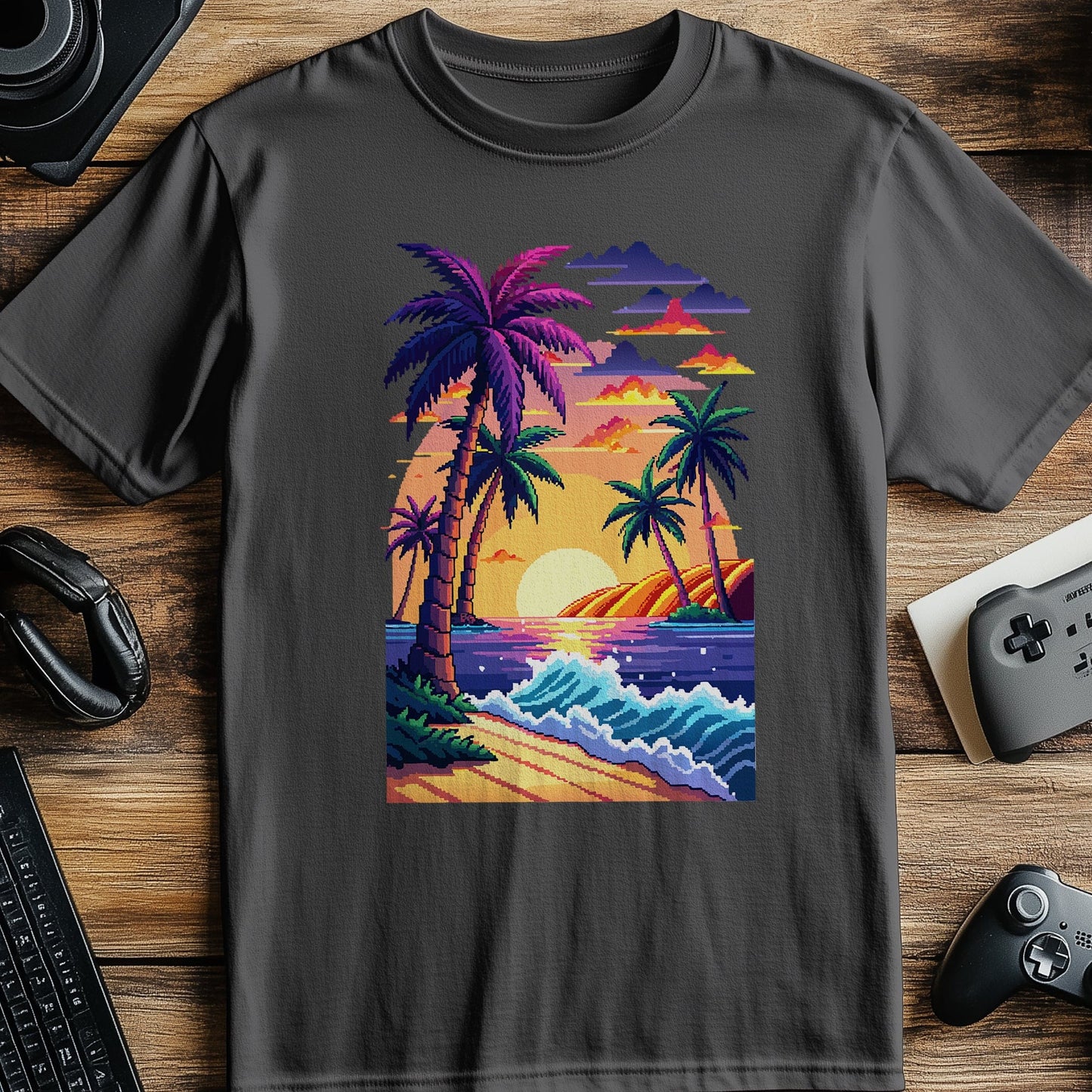 Pixel 53 Beach Vibes T-Shirt