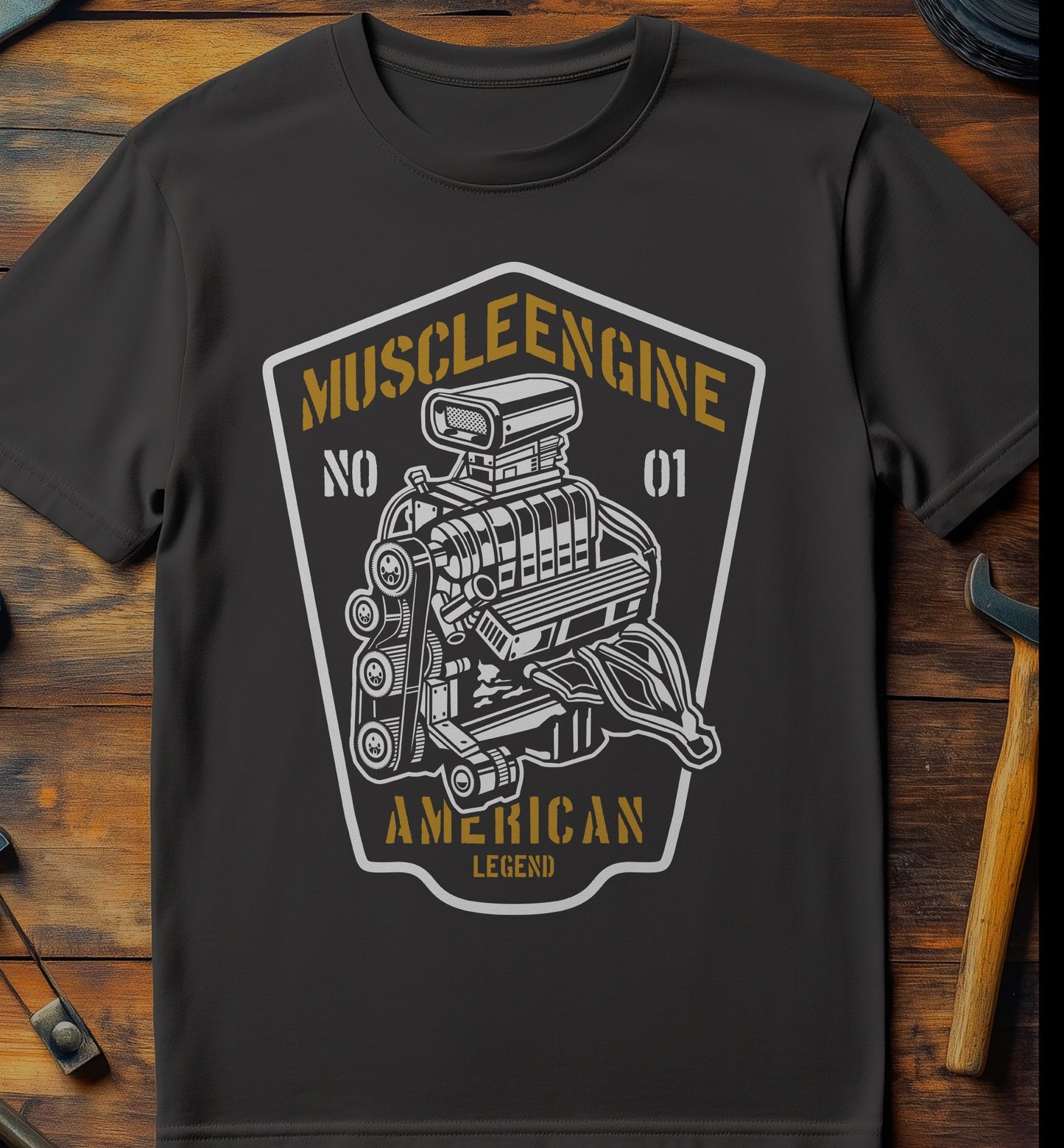 Muscle Engine American No. 1 T-Shirt