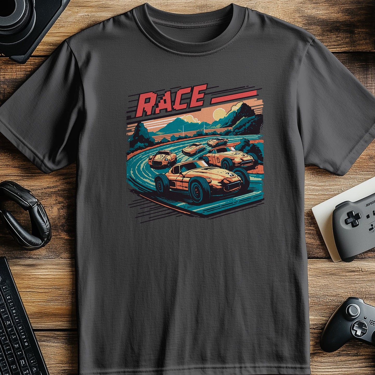 Pixel 1 Race Car T-shirt