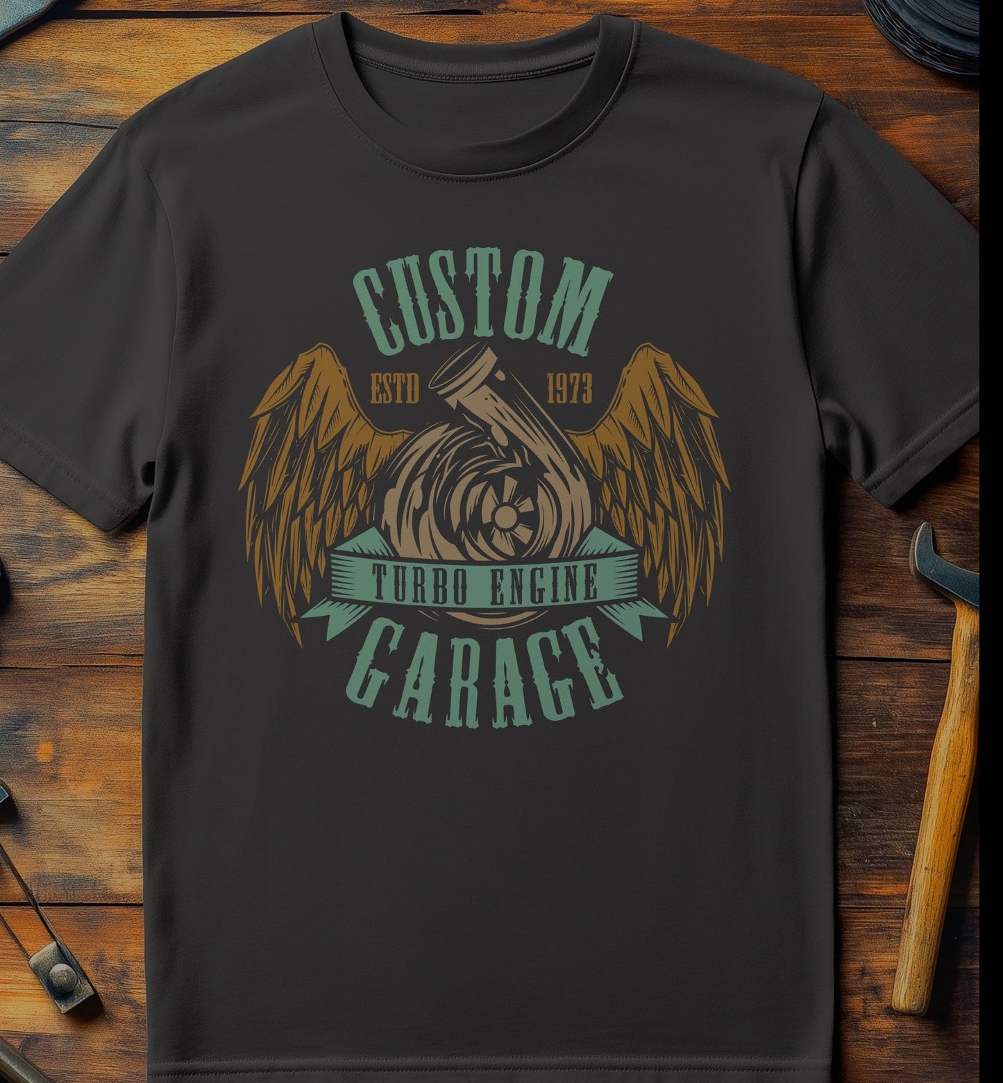 Custom Turbo Engine T-Shirt