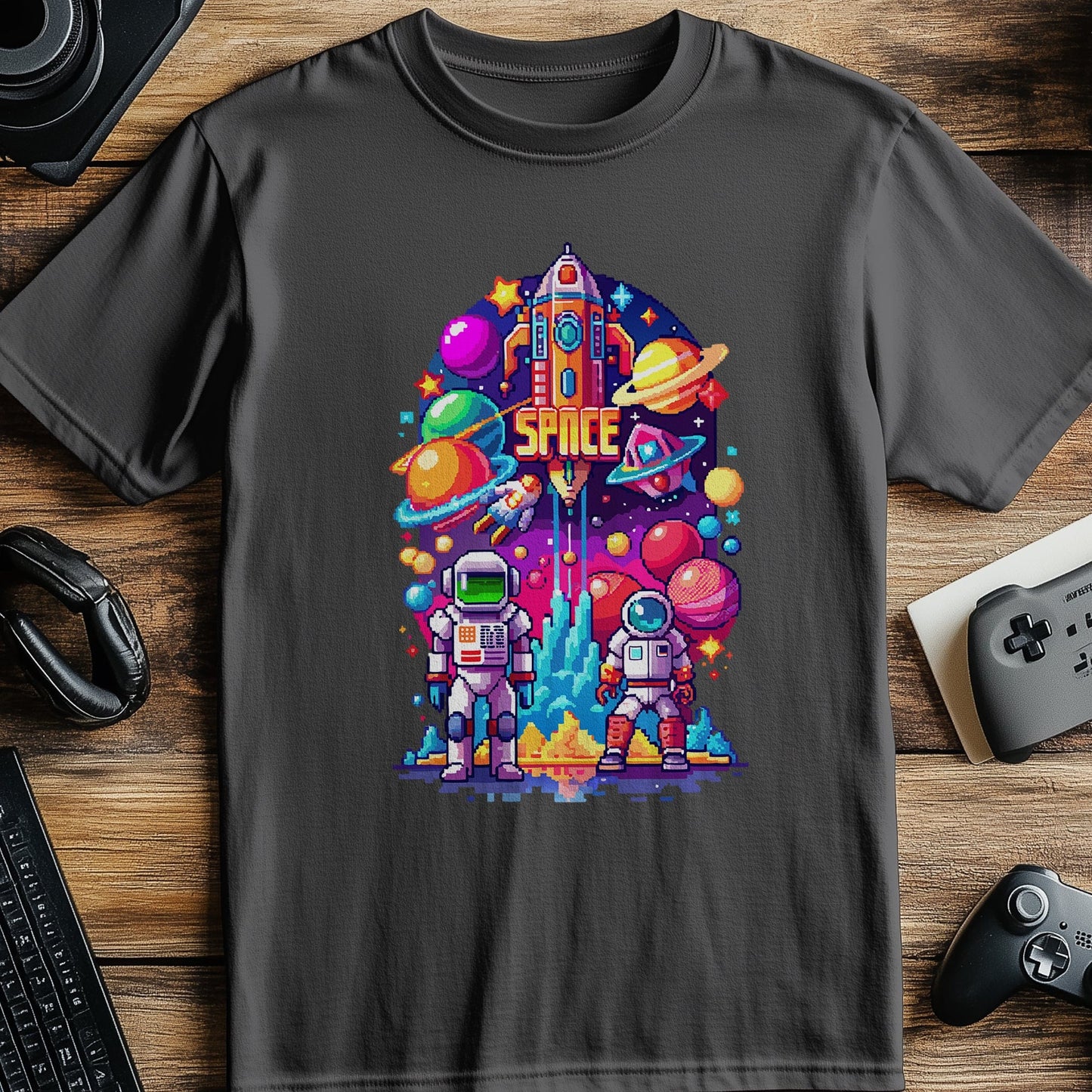 Pixel 97 Astronaut Adventure T-Shirt