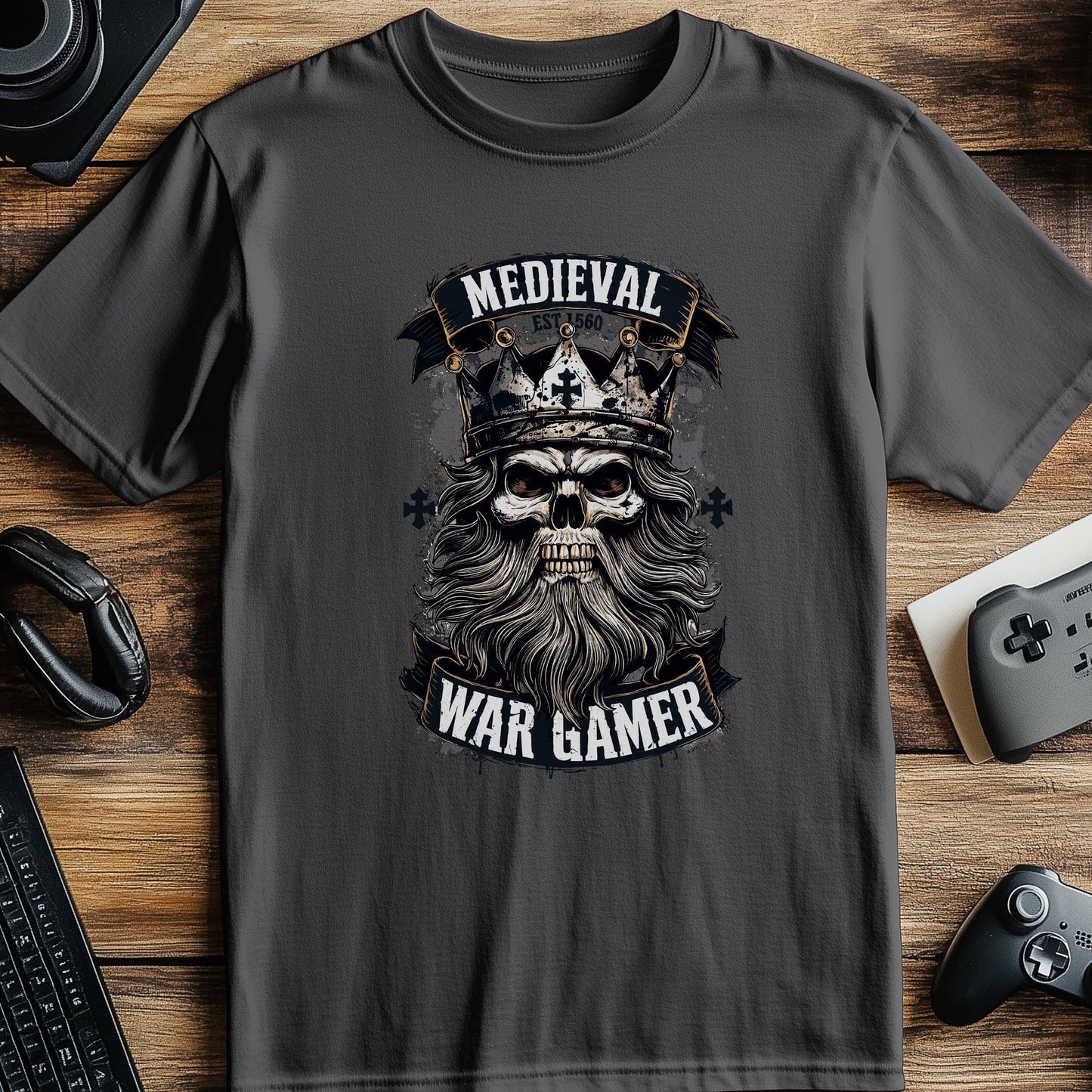 Gamer9  Medieval war gamer -shirt