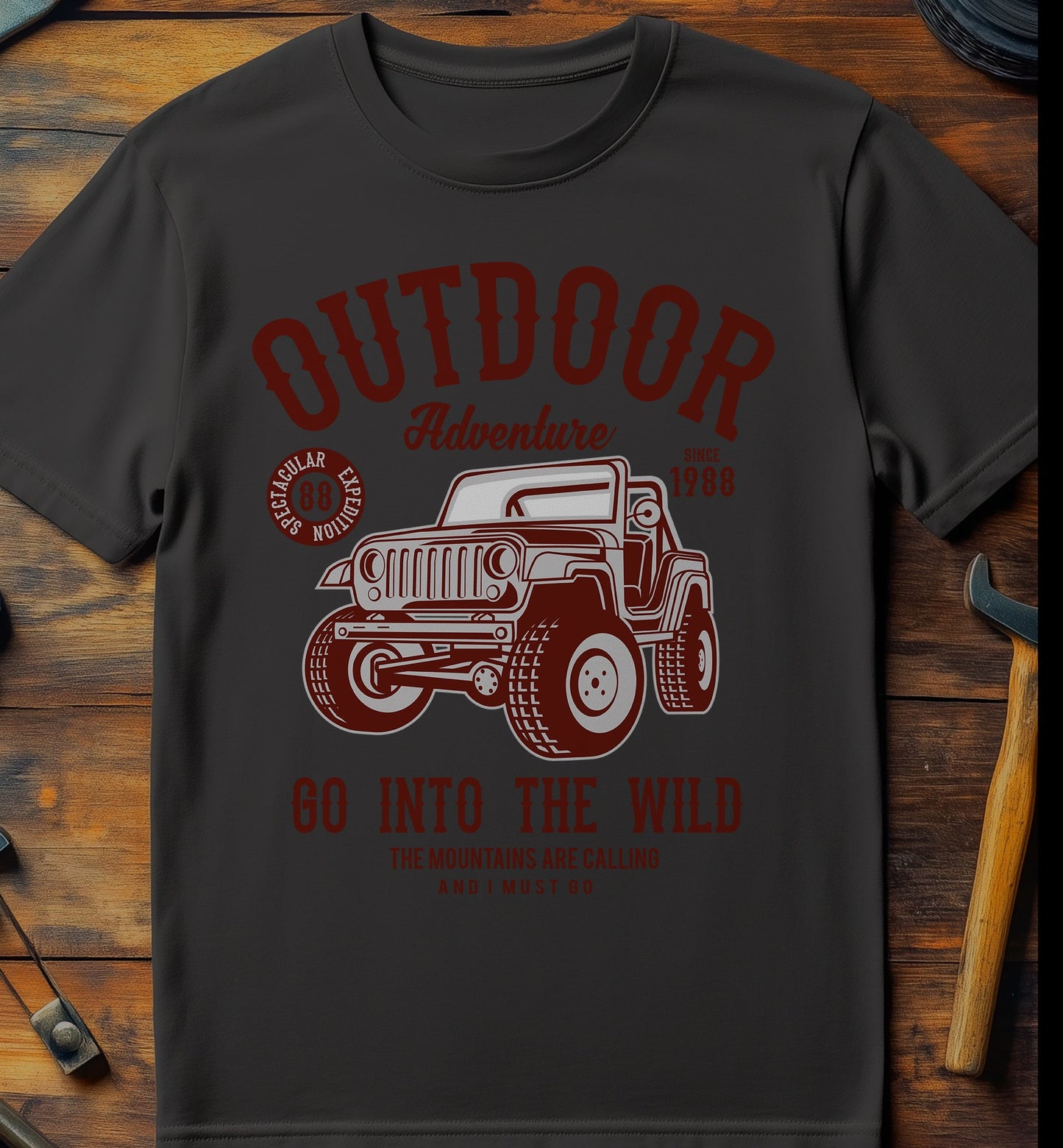 Outdoor Adventure Jeep T-shirt
