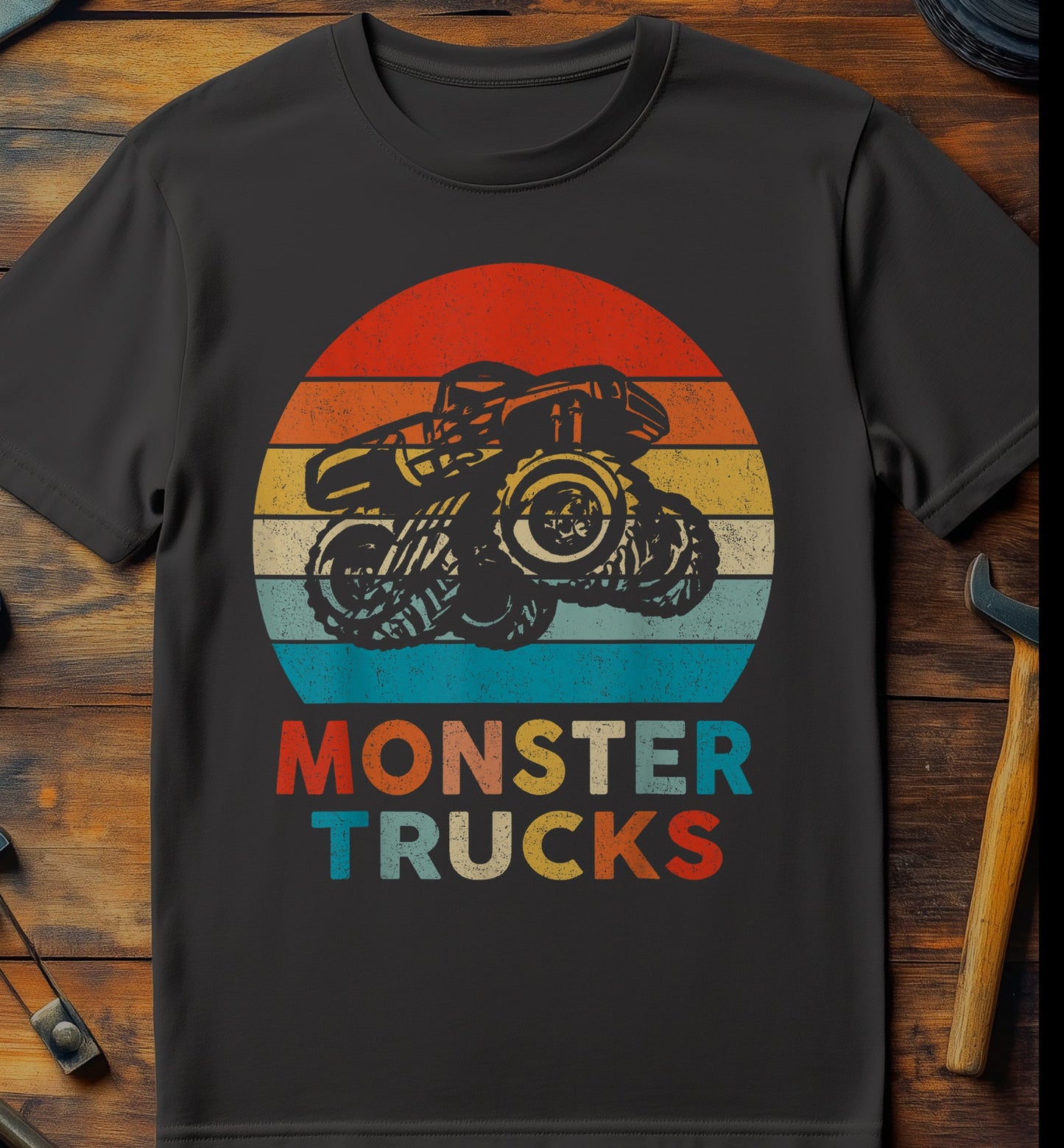 Monster Truck Sunset t-shirt