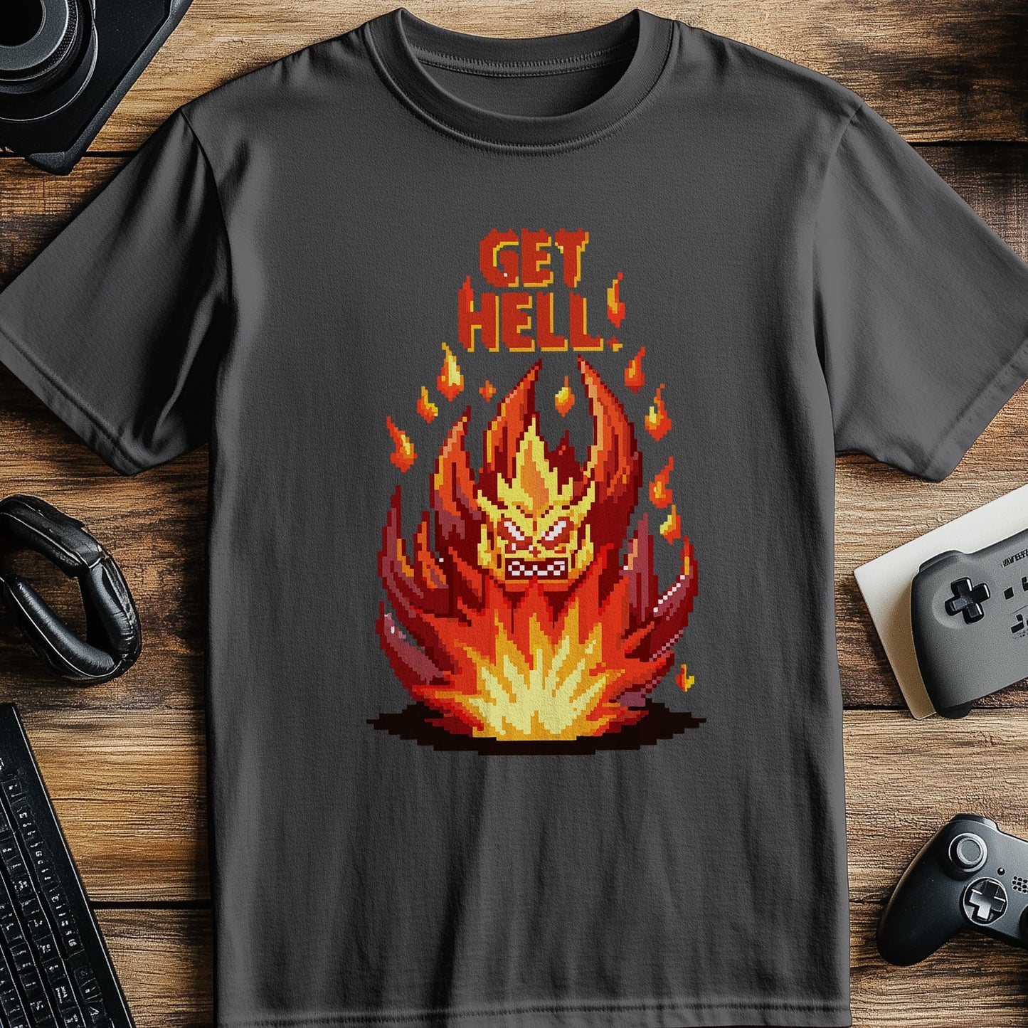 Pixel 62 T-shirt  Fire