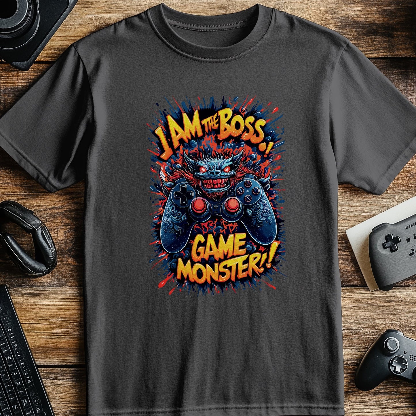 Gamer34 Boss game monster T-Shirt