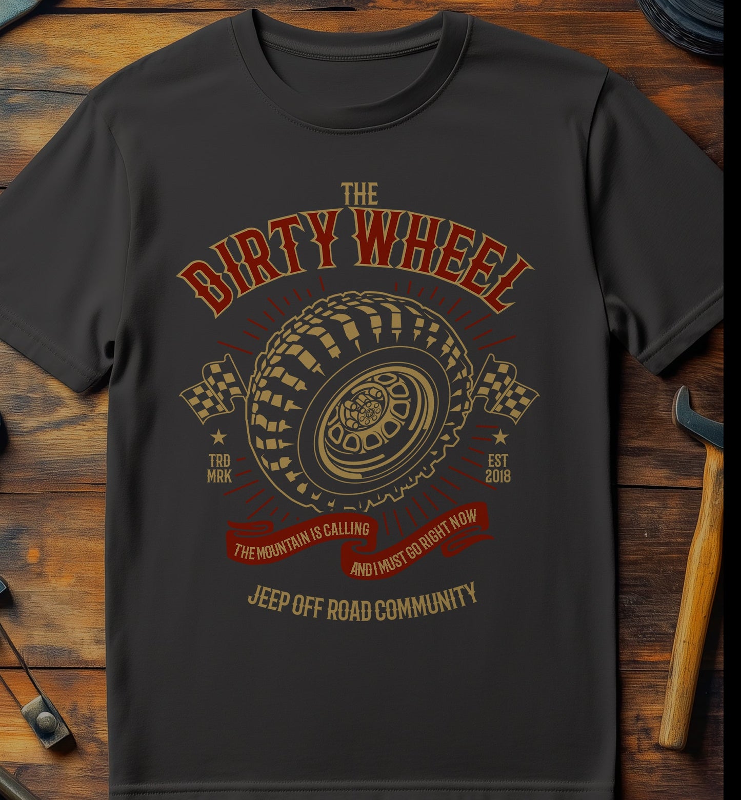 The Dirty Wheel t-shirt
