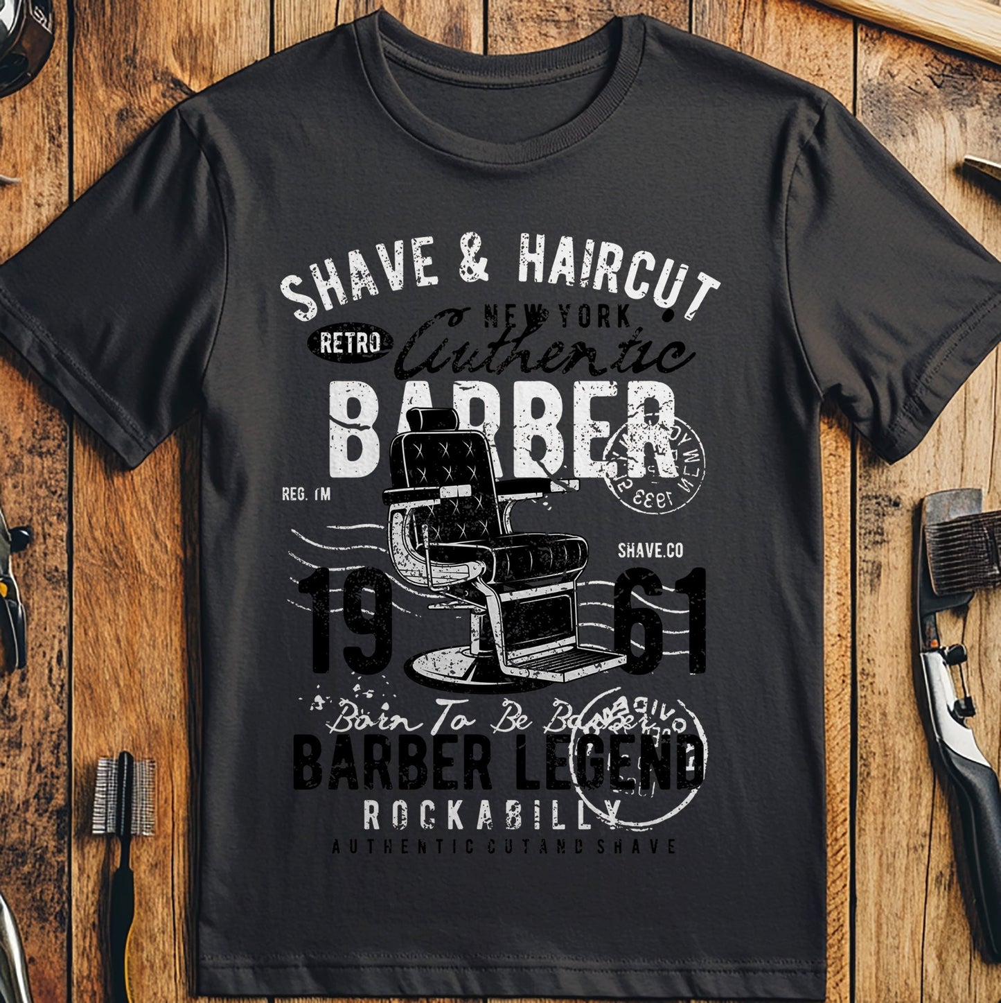 Retro Barber 1961 T-Shirt