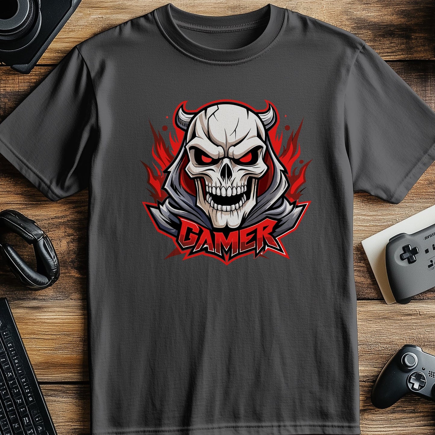 Gamer74 Devil Skull Gamer T-Shirt