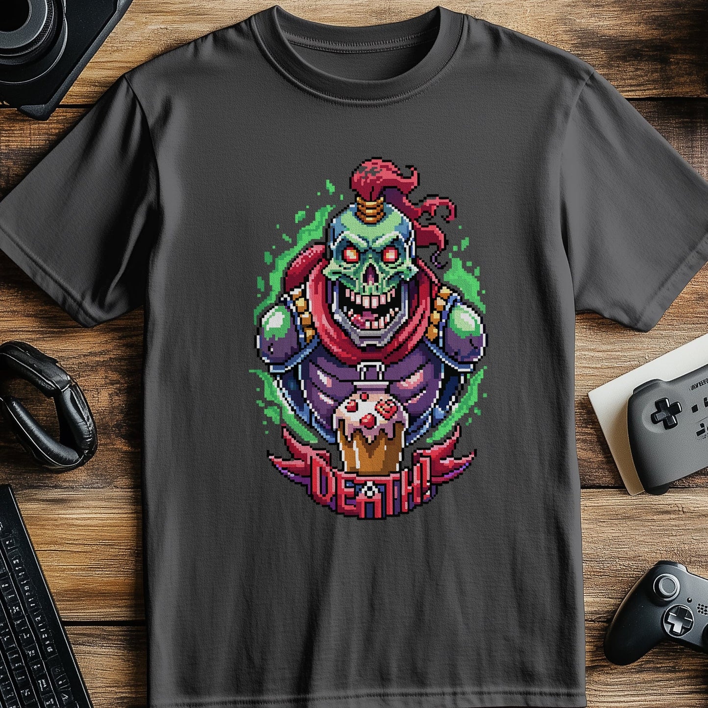 Pixel 55 T-Shirt Spooky Skeleton