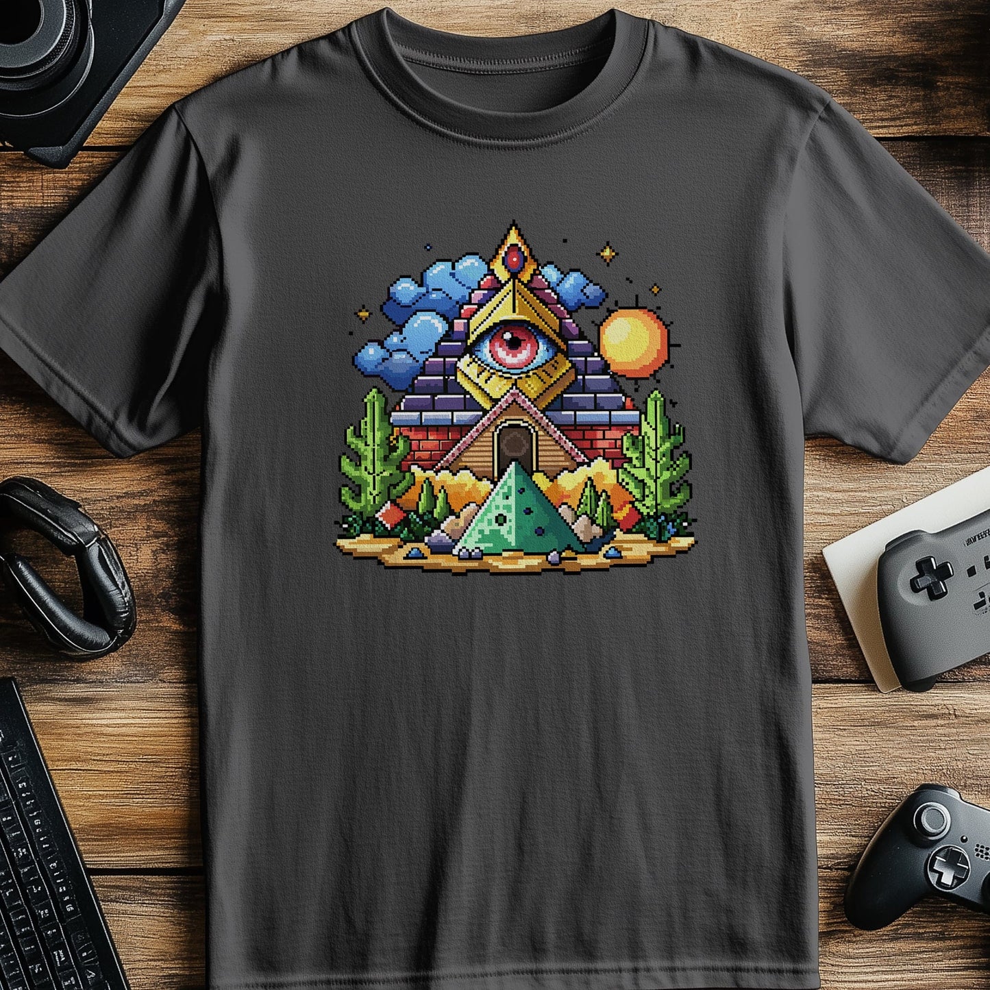 Pixel 81 T-shirt  Epic Zelda Eye Design