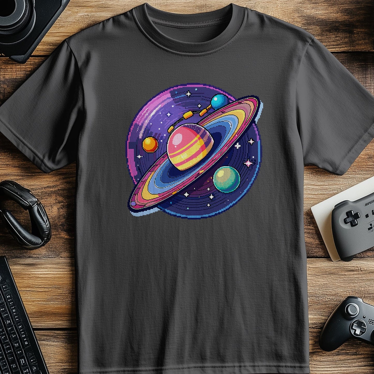 Pixel 61 Saturn t-shirt