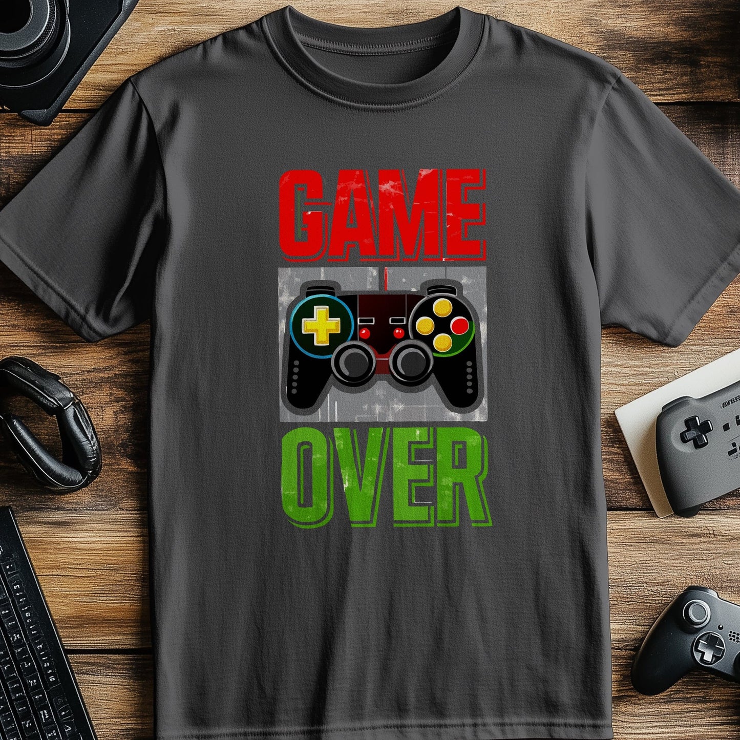 Gamer50 t-shirt Game over