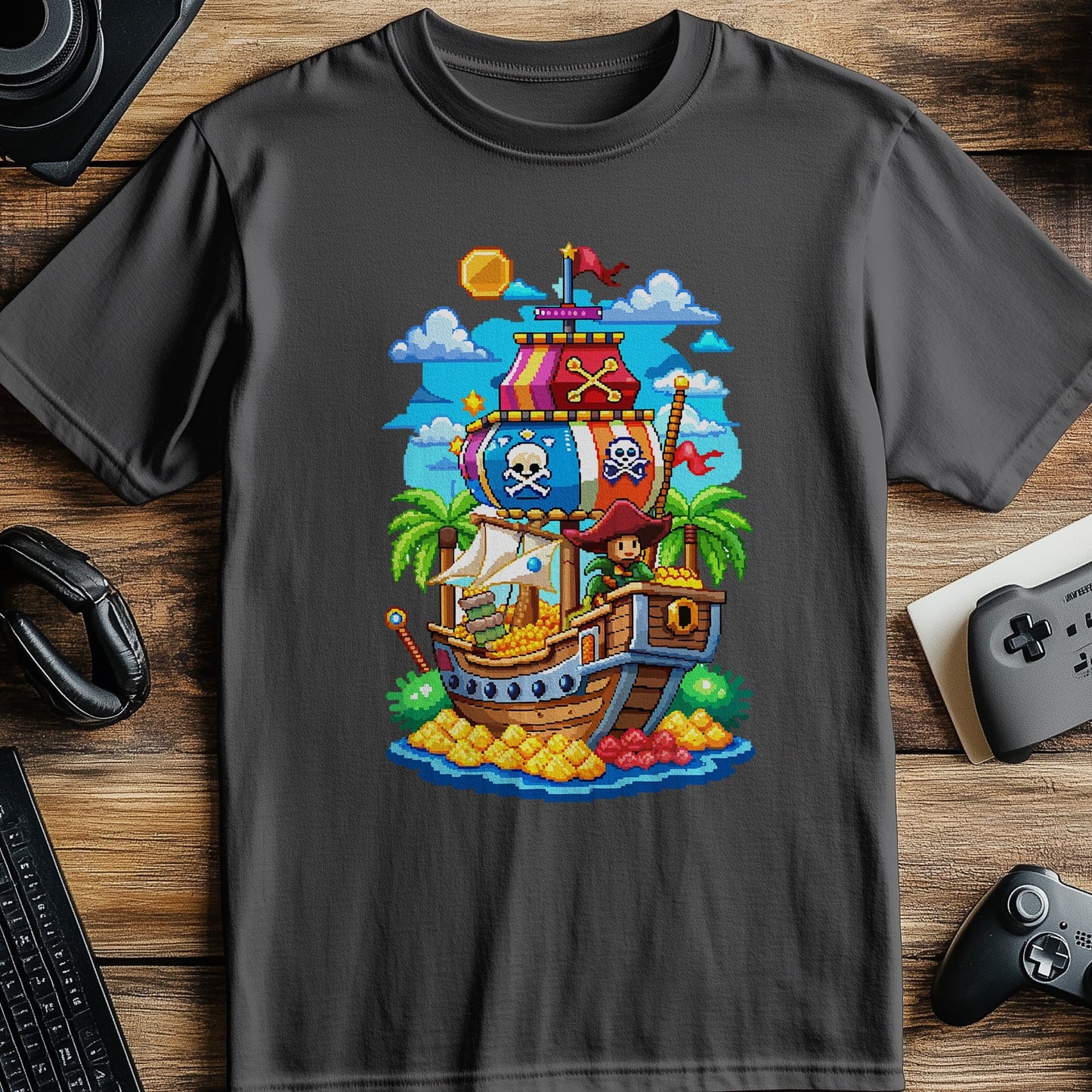 Pixel 11 Pirate Ship t-shirt