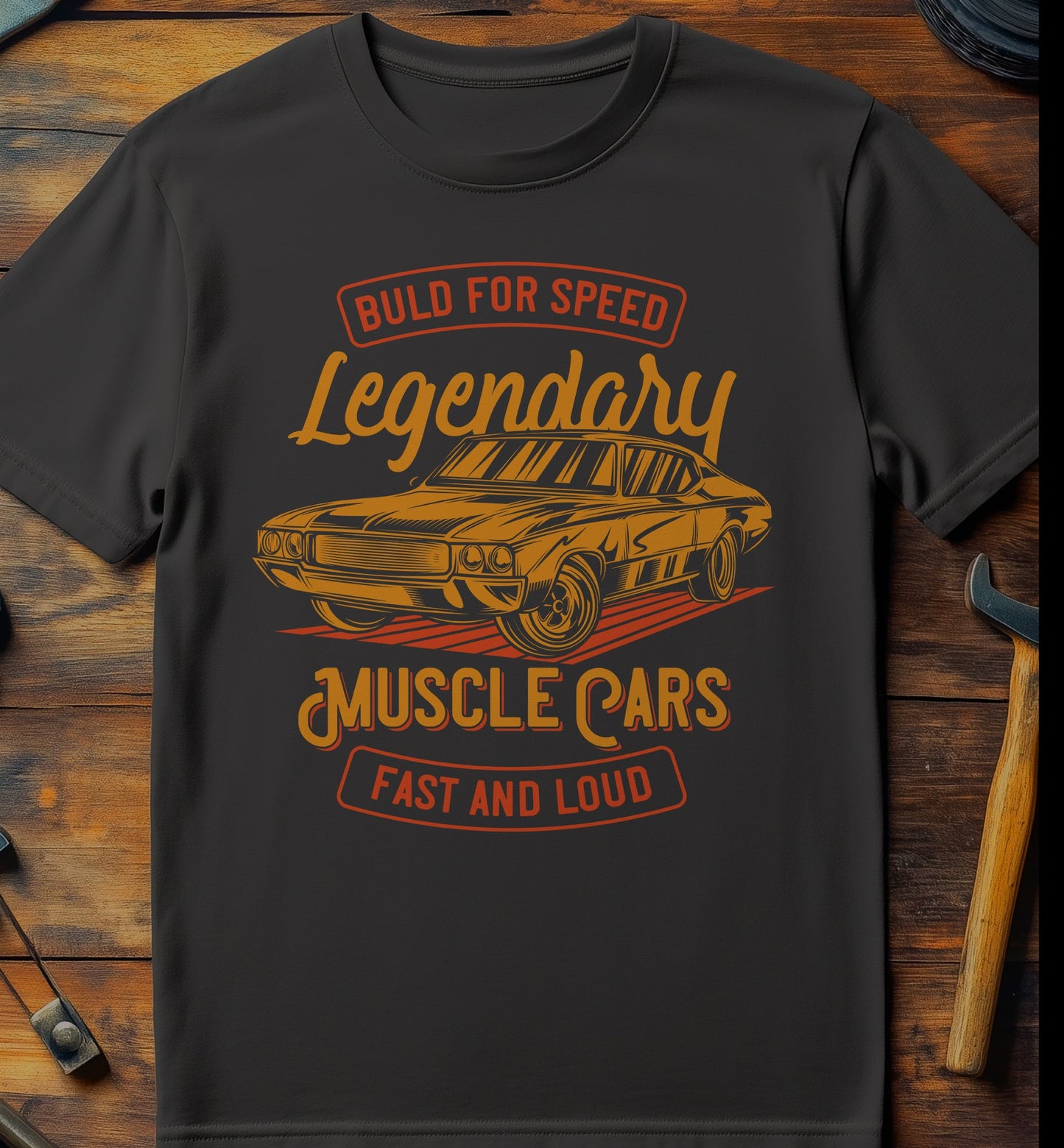 Legendary Muscle Cars Fast T-shirt