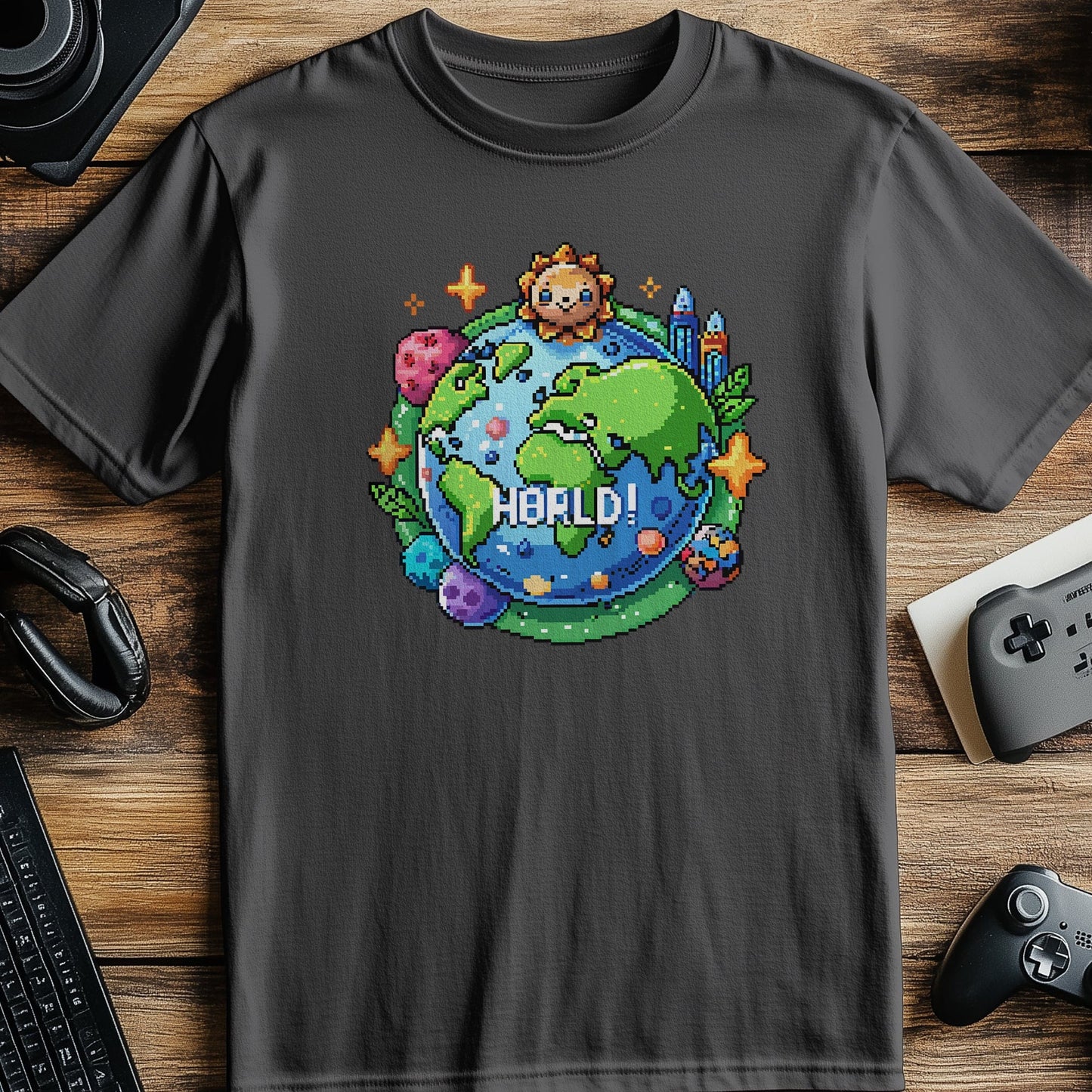 Pixel 56 T-shirt Earth