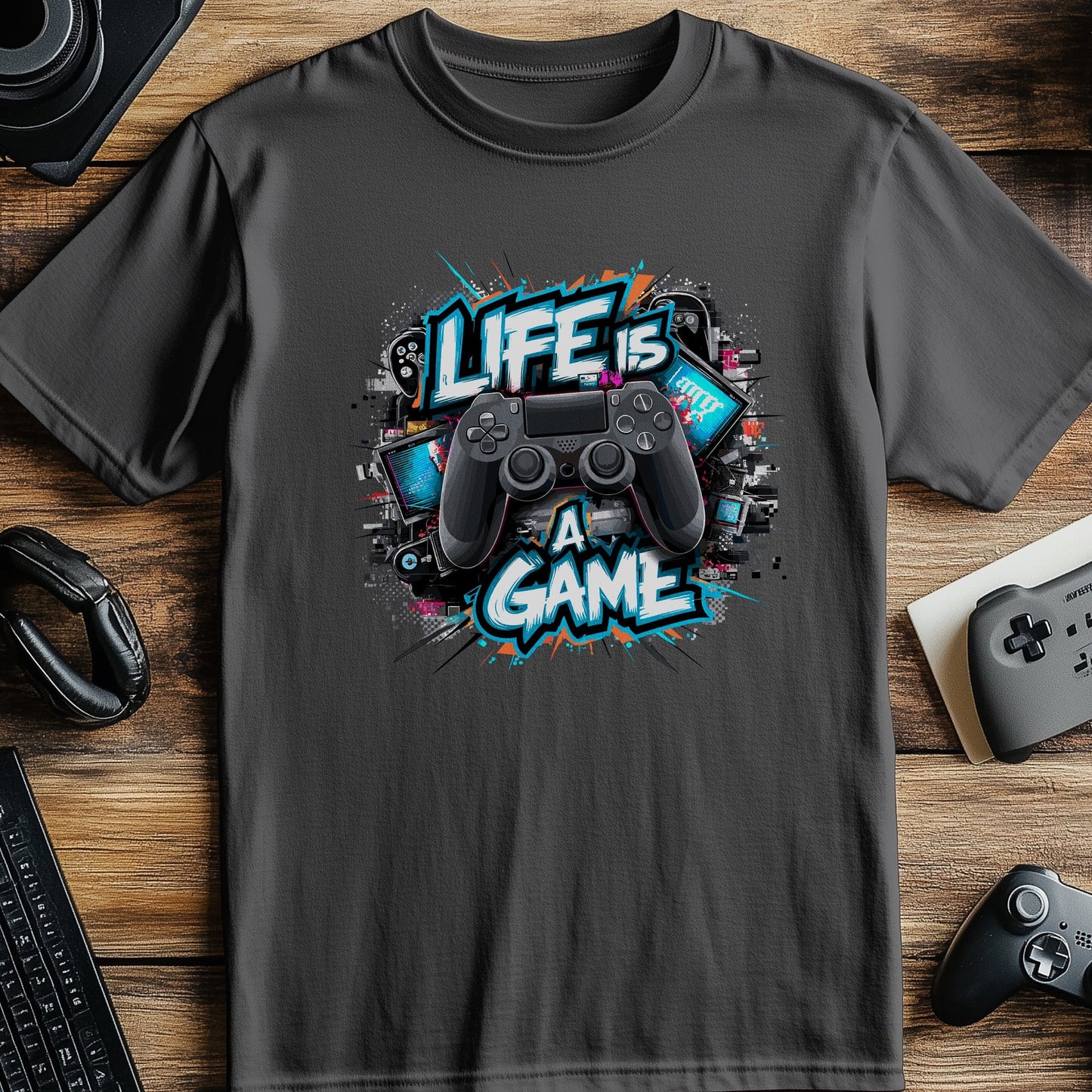 Gamer35 T-Shirt  Life is a Game