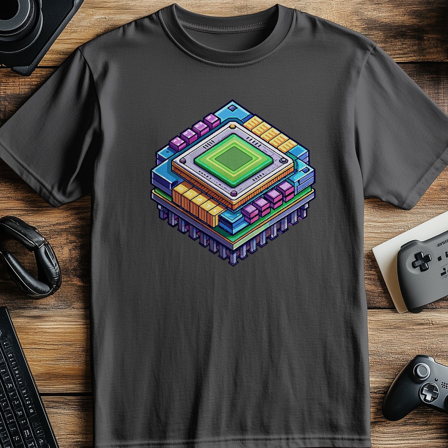 Pixel 96 Football Stadium T-shirt