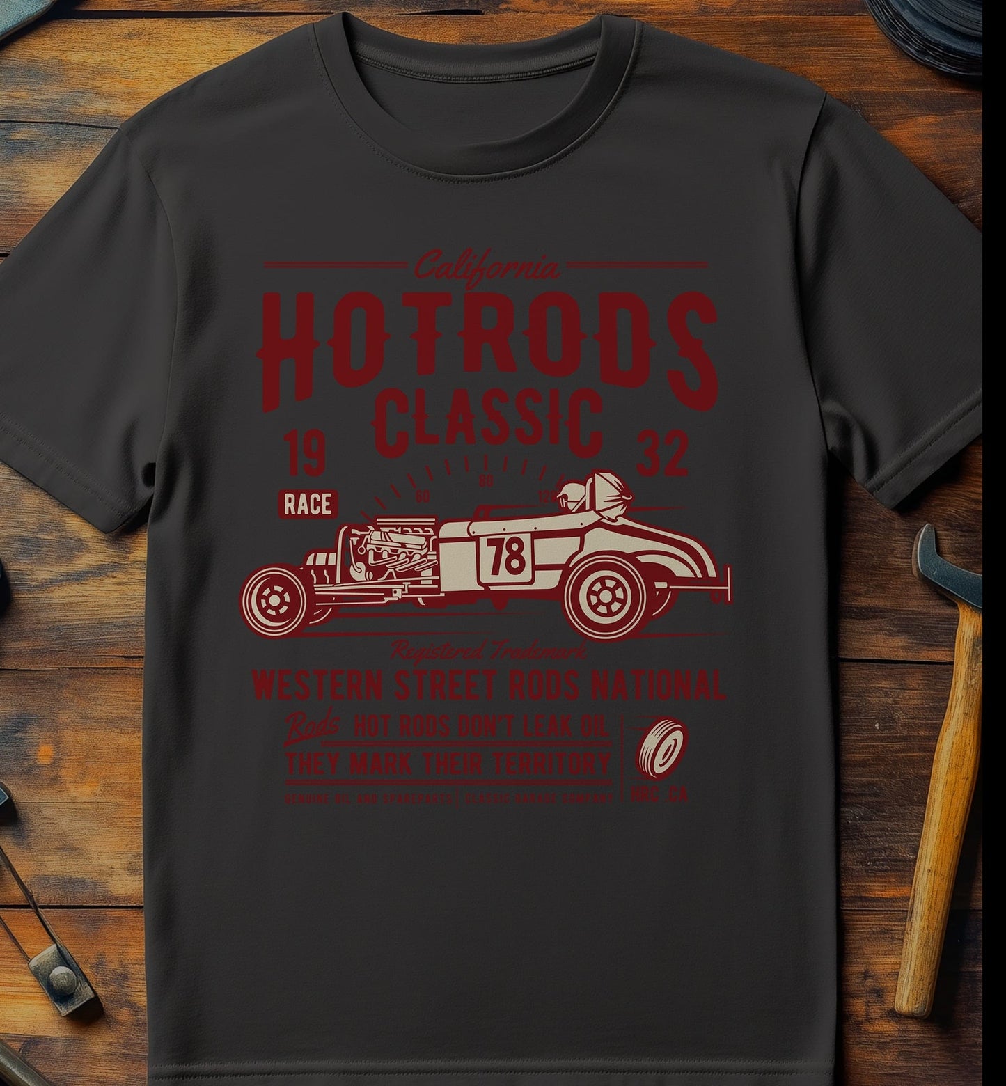 Hot Rods Race Classic T-shirt