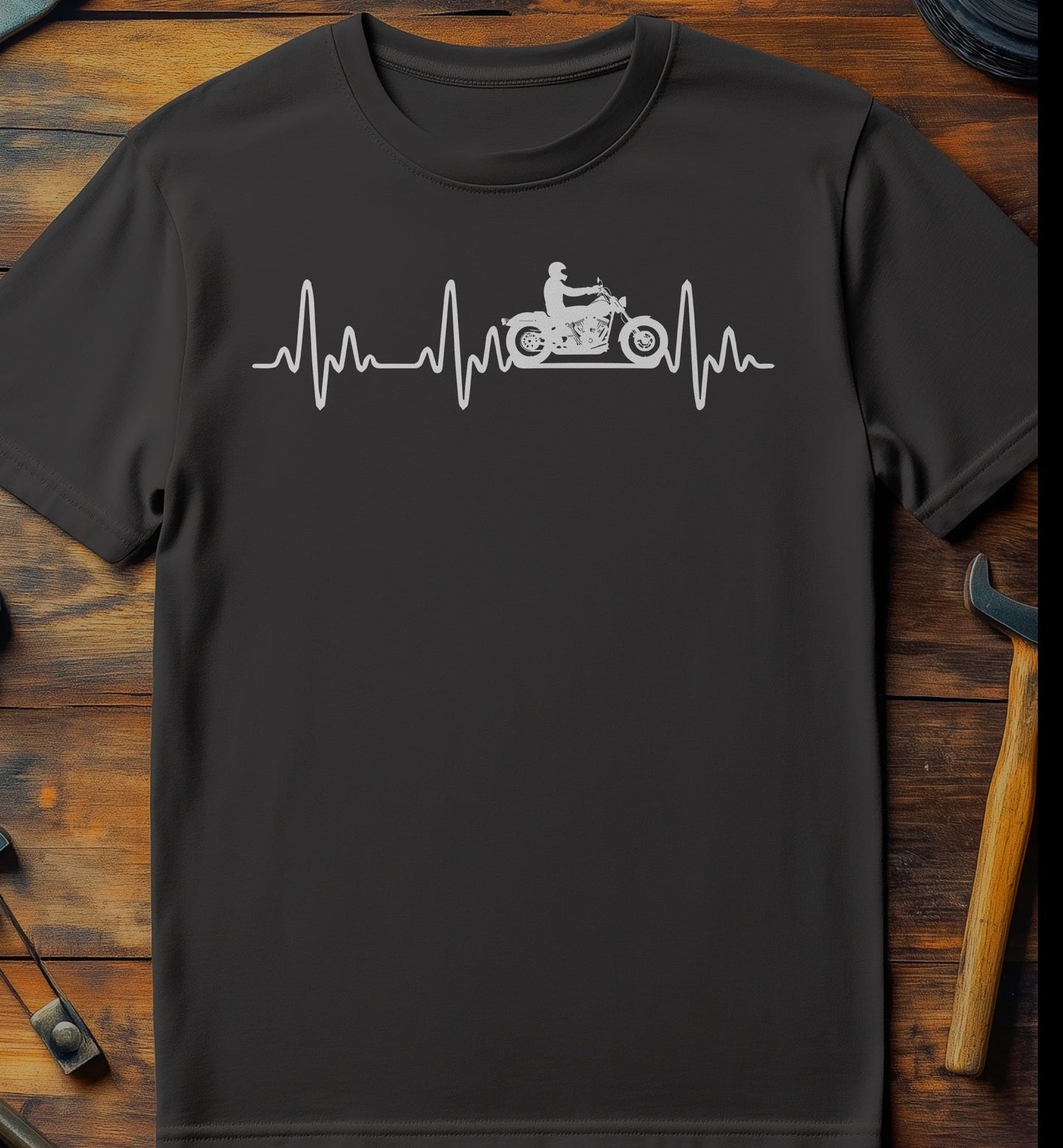 Custom Bike Heartbeat T-Shirt