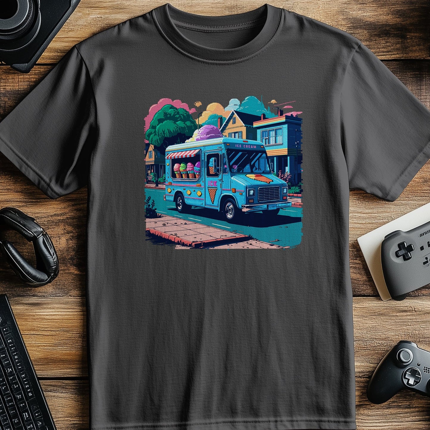Pixel 45 Ice Cream Truck T-shirt