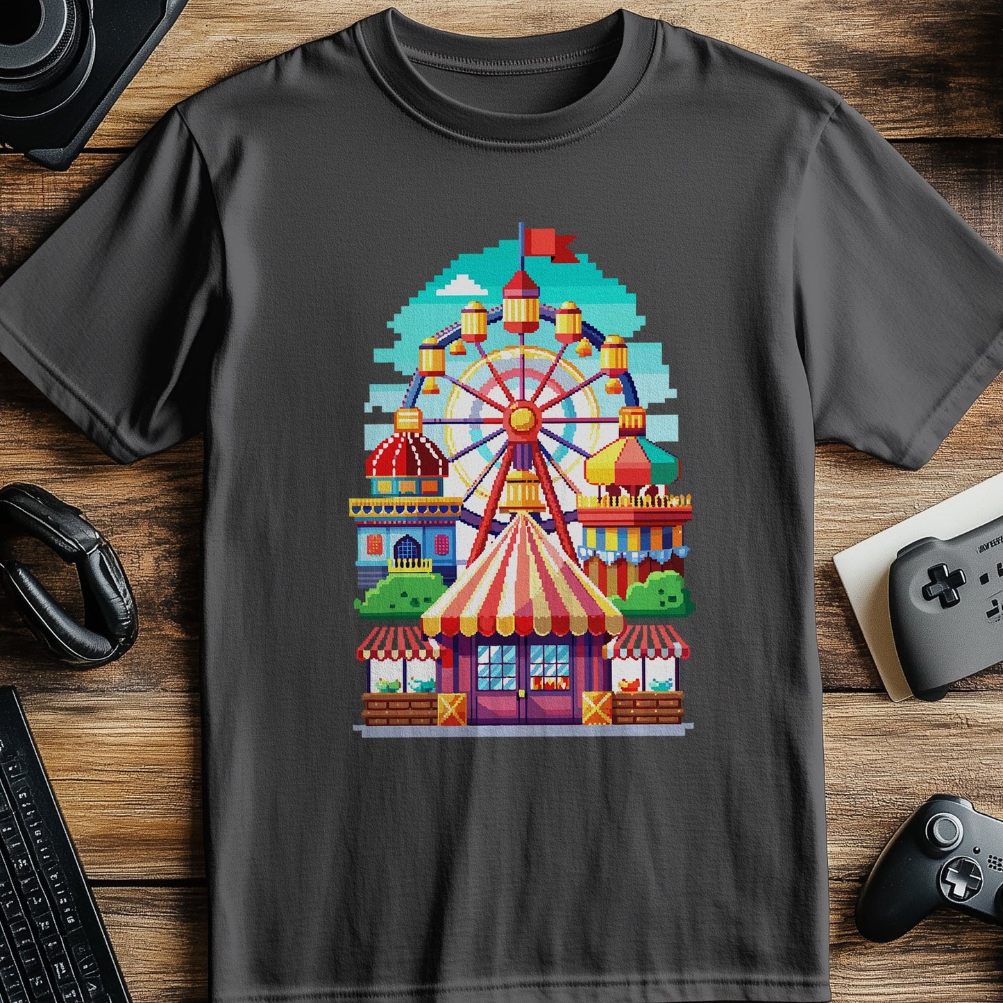 Pixel 26 Ferris Wheel T-shirt
