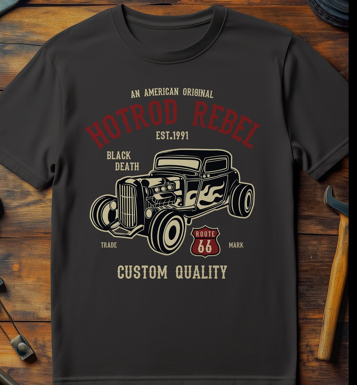 Hot Rod Hotrod Rebel T-Shirt